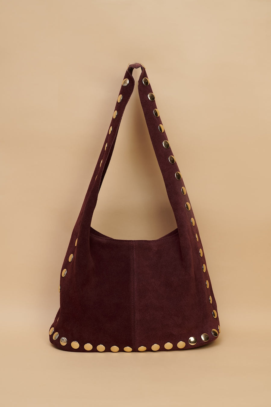 Bolso Piel Ante Tachas en 4 colores disponibles