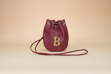 Bolso Piel Mini Carlota Burdeos