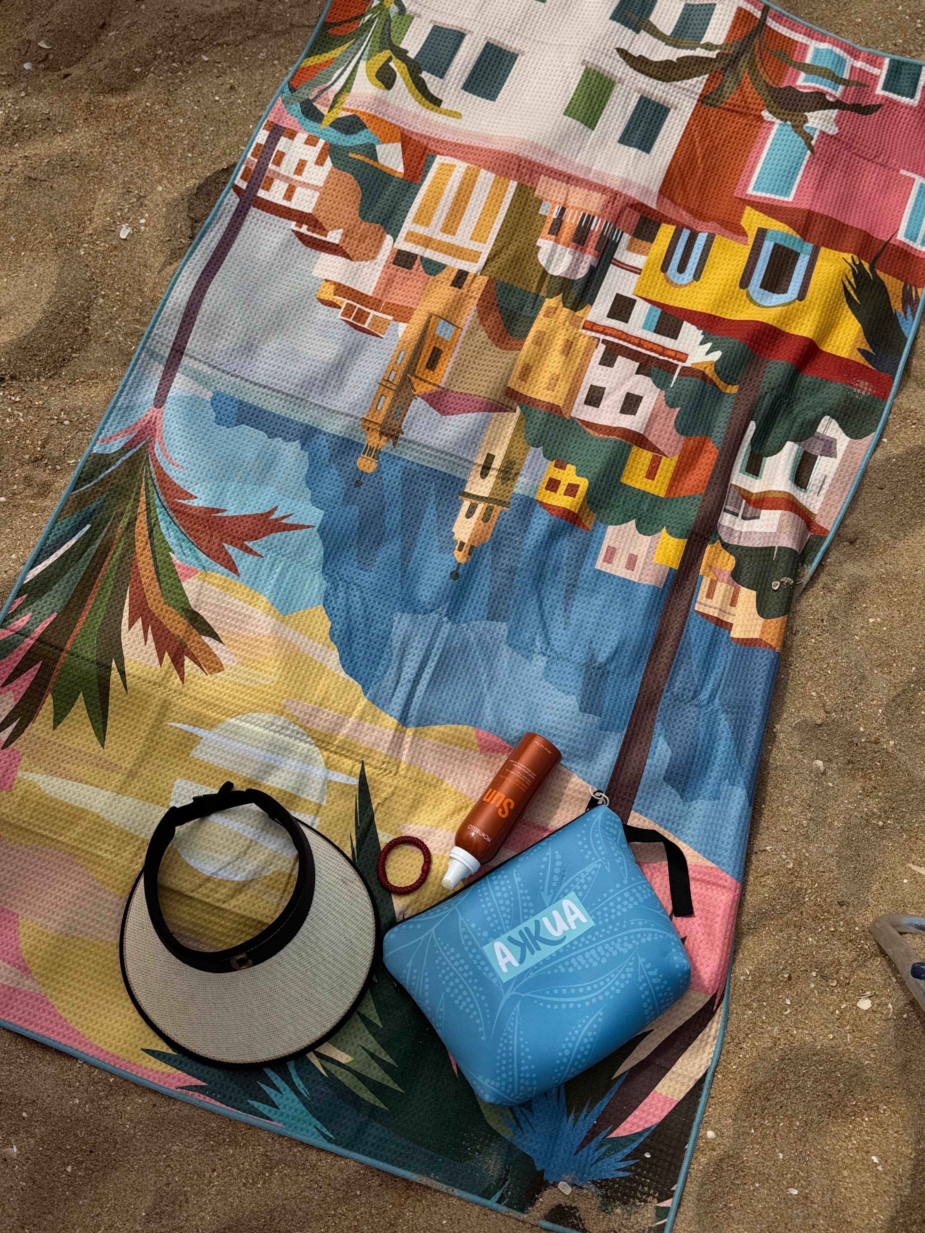 Toalla de Playa + Neceser Malibú