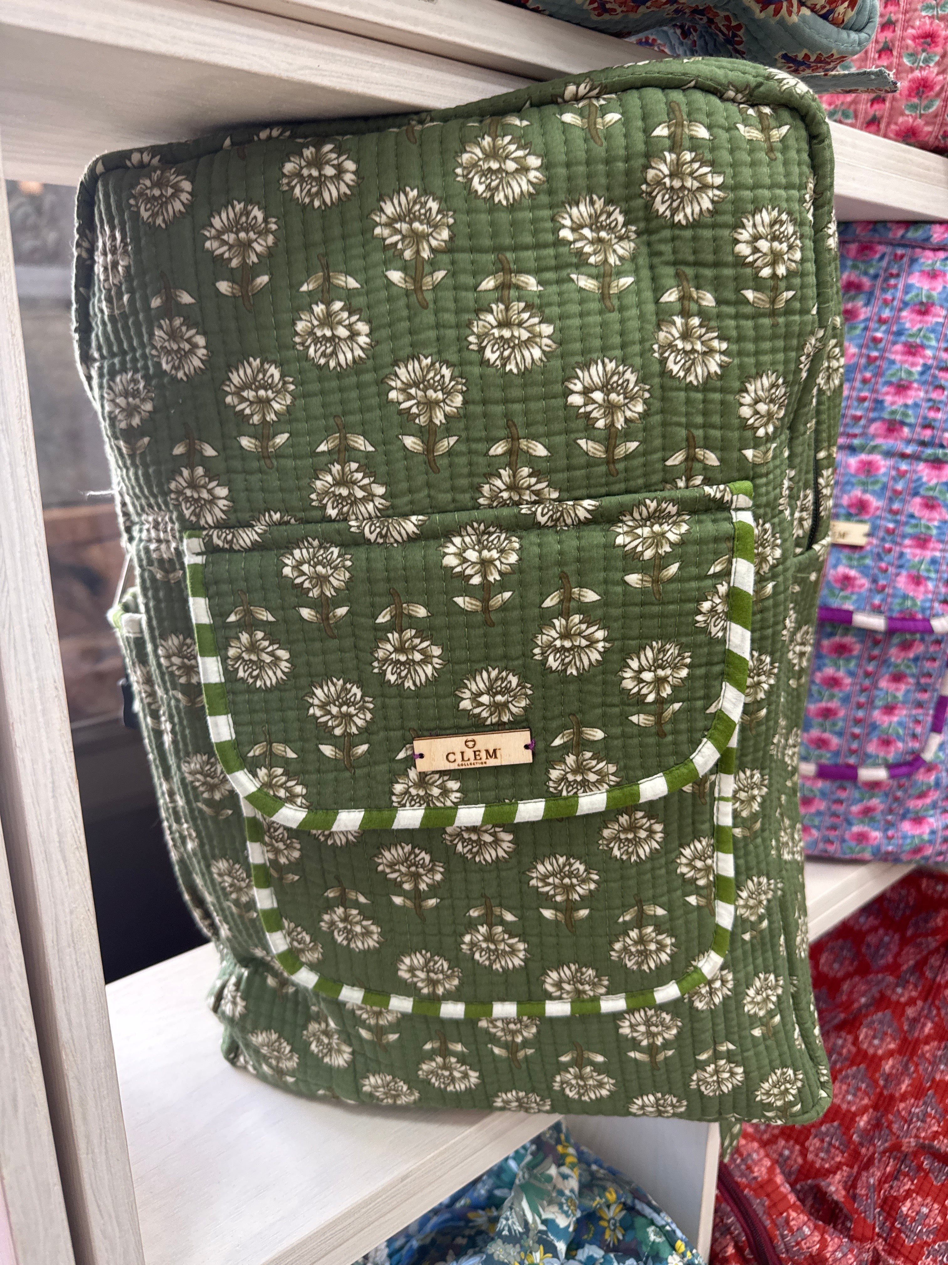 Mochila Acolchada Verde