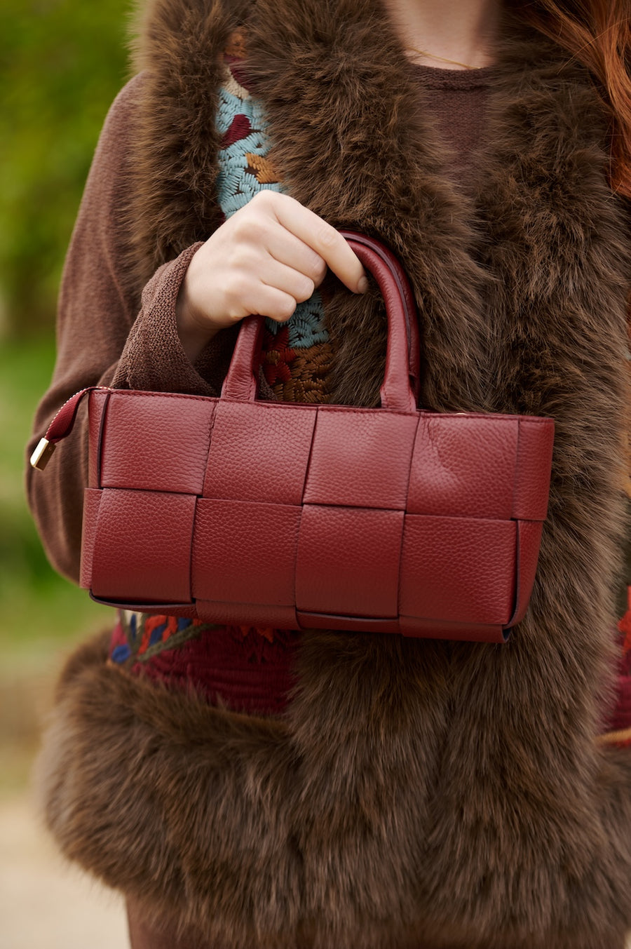 Bolso Piel Trenza disponible en 5 colores