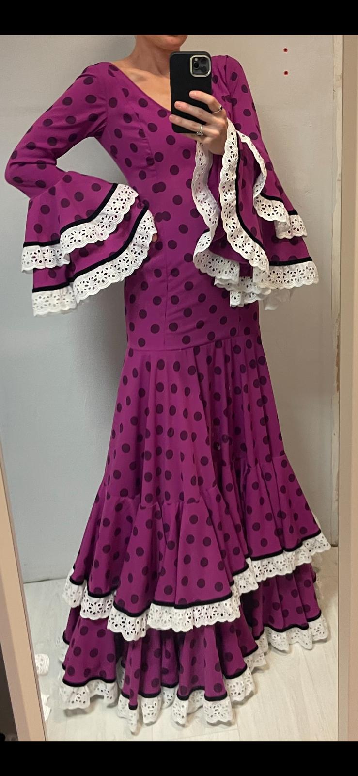 Traje Flamenca Abril Buganvilla T.38 y 42