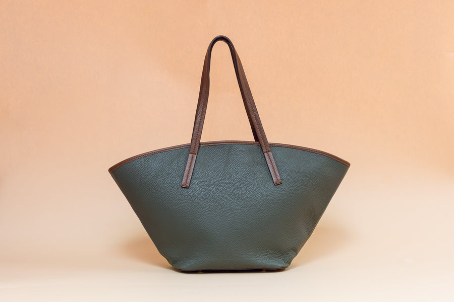 Capazo Piel Vanity Gris