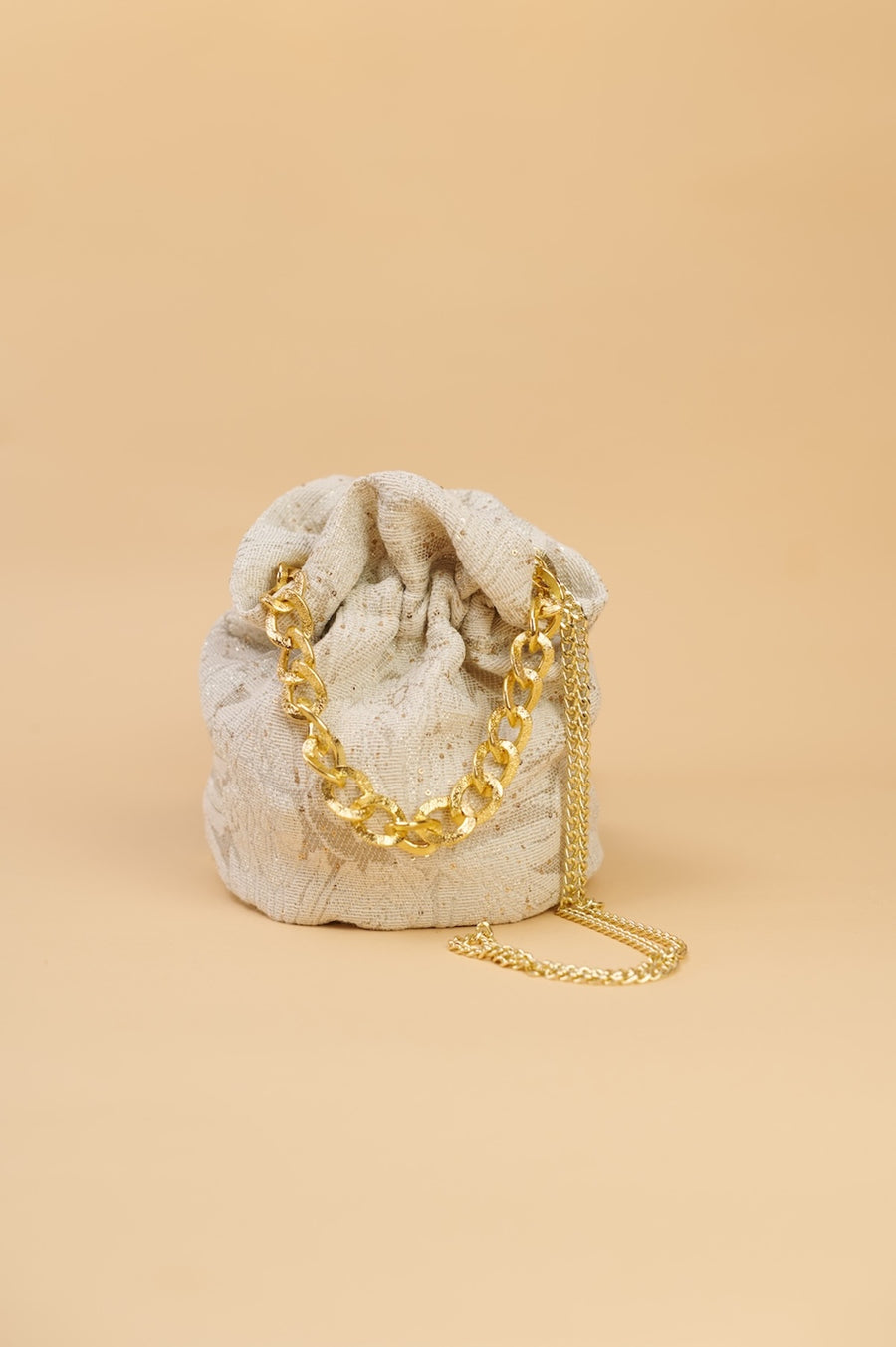 Bombonera Jacquard Dorada