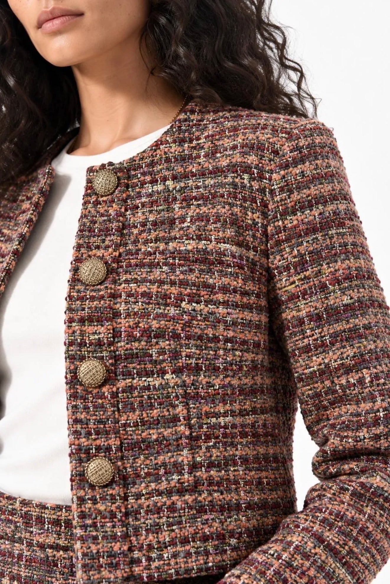 Chaqueta Tweed Buganvilla