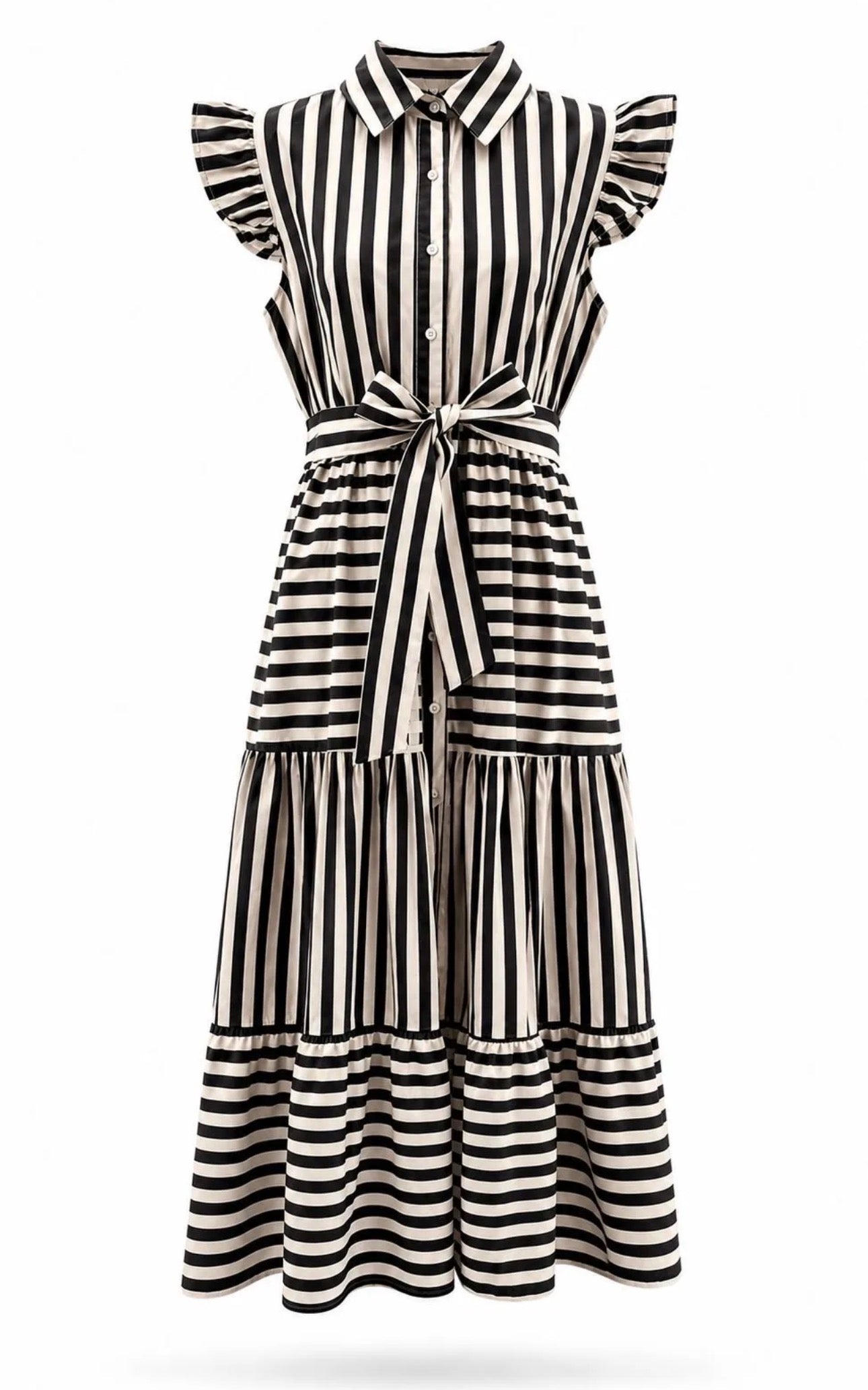 Vestido Rayas Negras
