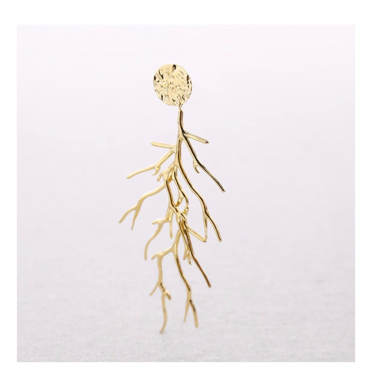 Pendientes XL Corales Oro