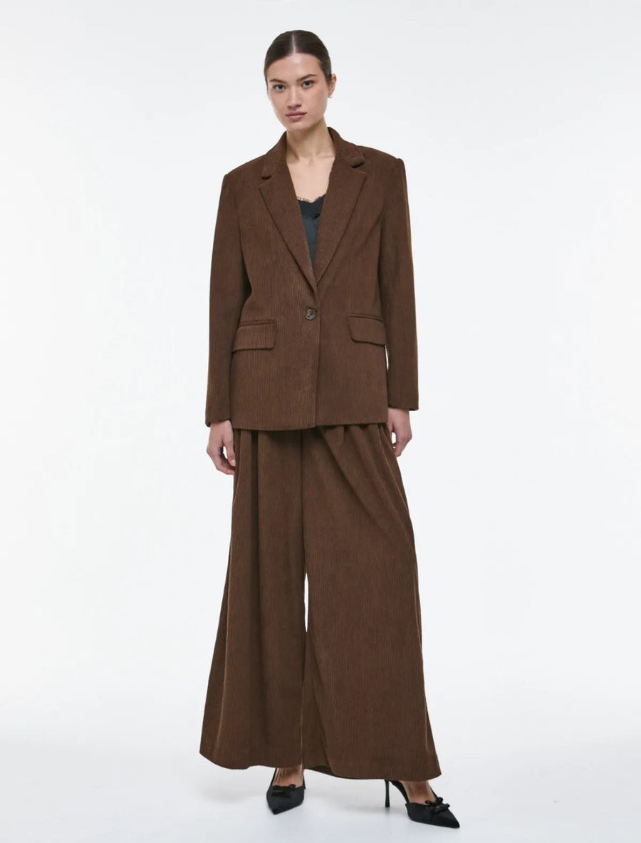 Pantalón Pana Ancho Marrón