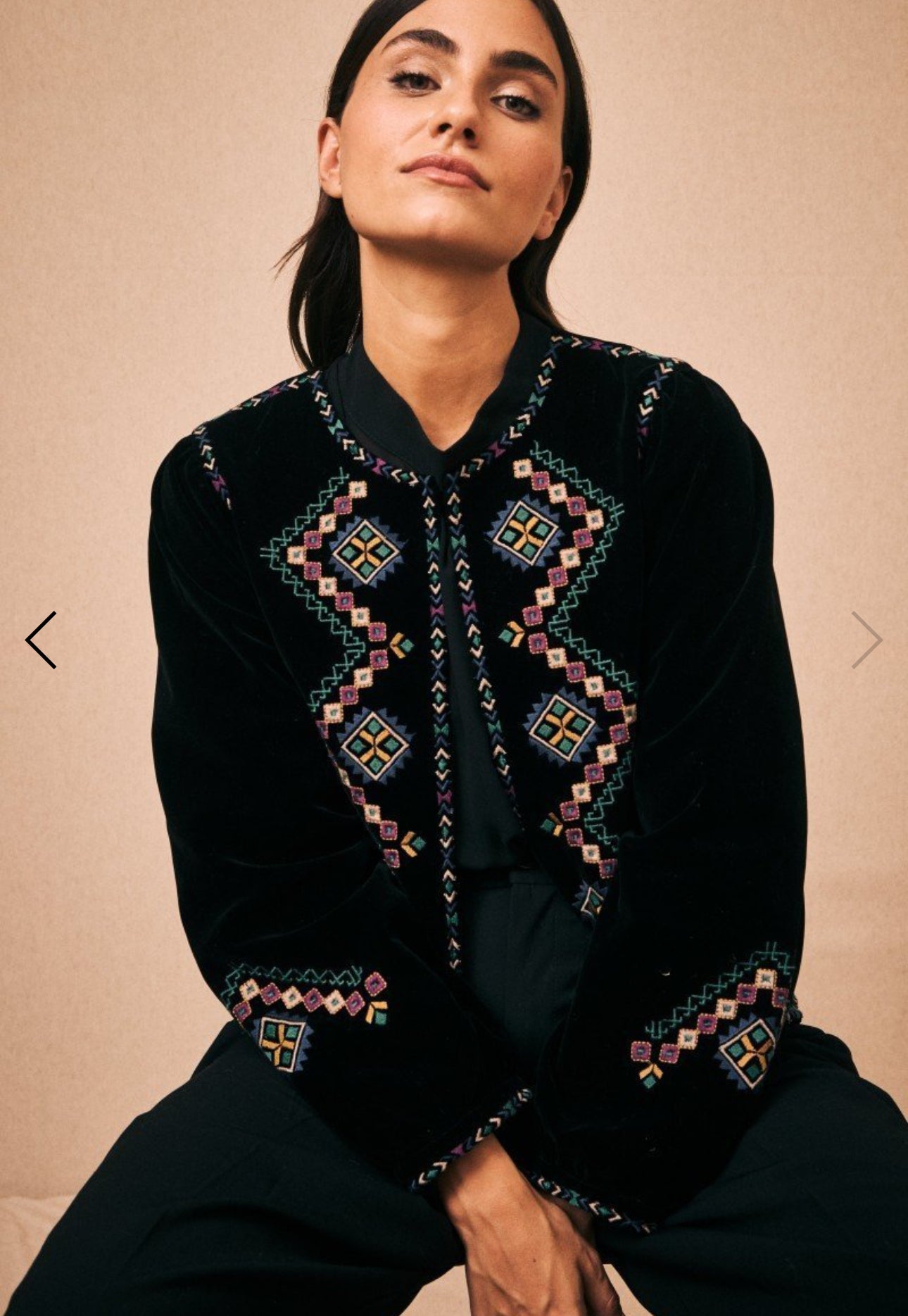 Chaqueta Terciopelo Boho Latido