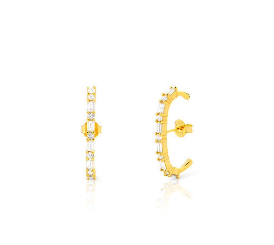 Pendientes Earcuff Circonita