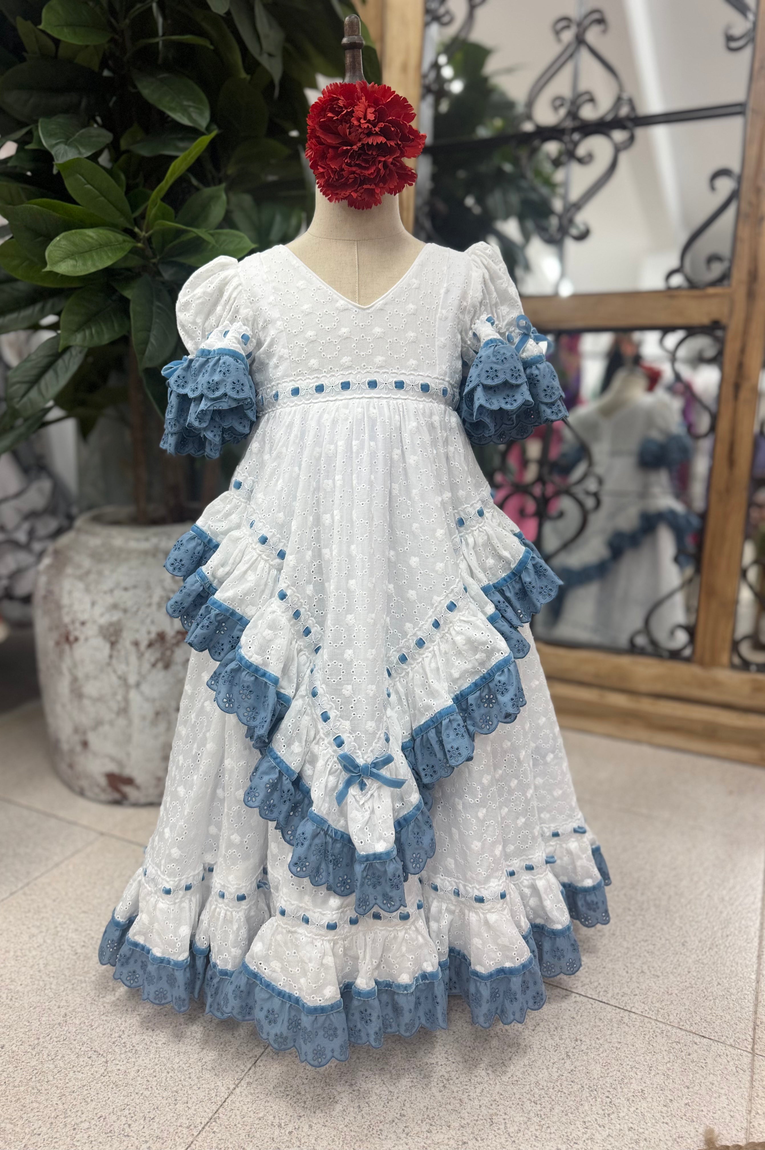Traje Flamenca Niña Mod.Marisol T.4