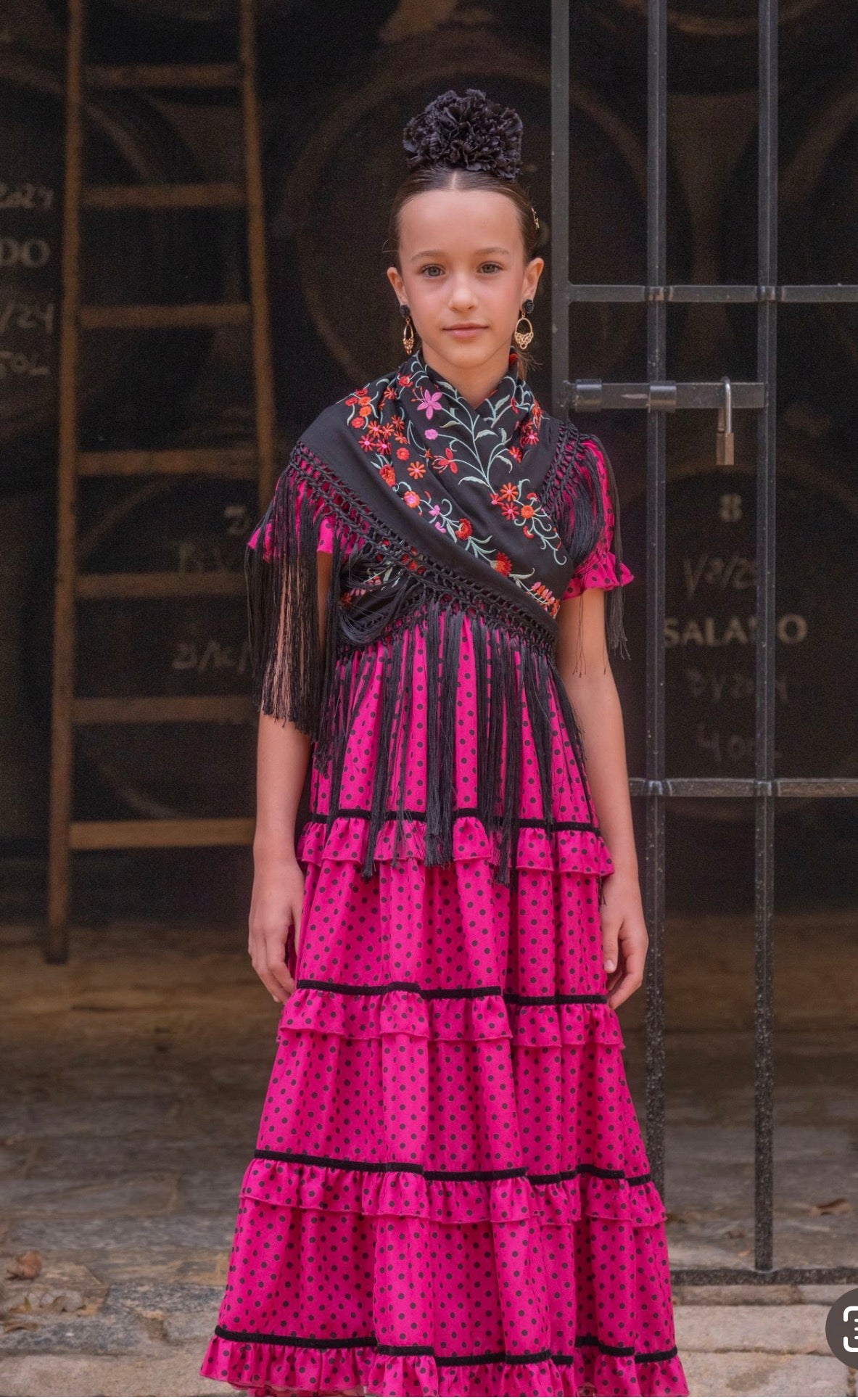 Traje de Flamenca Ele Talla 1O y 12