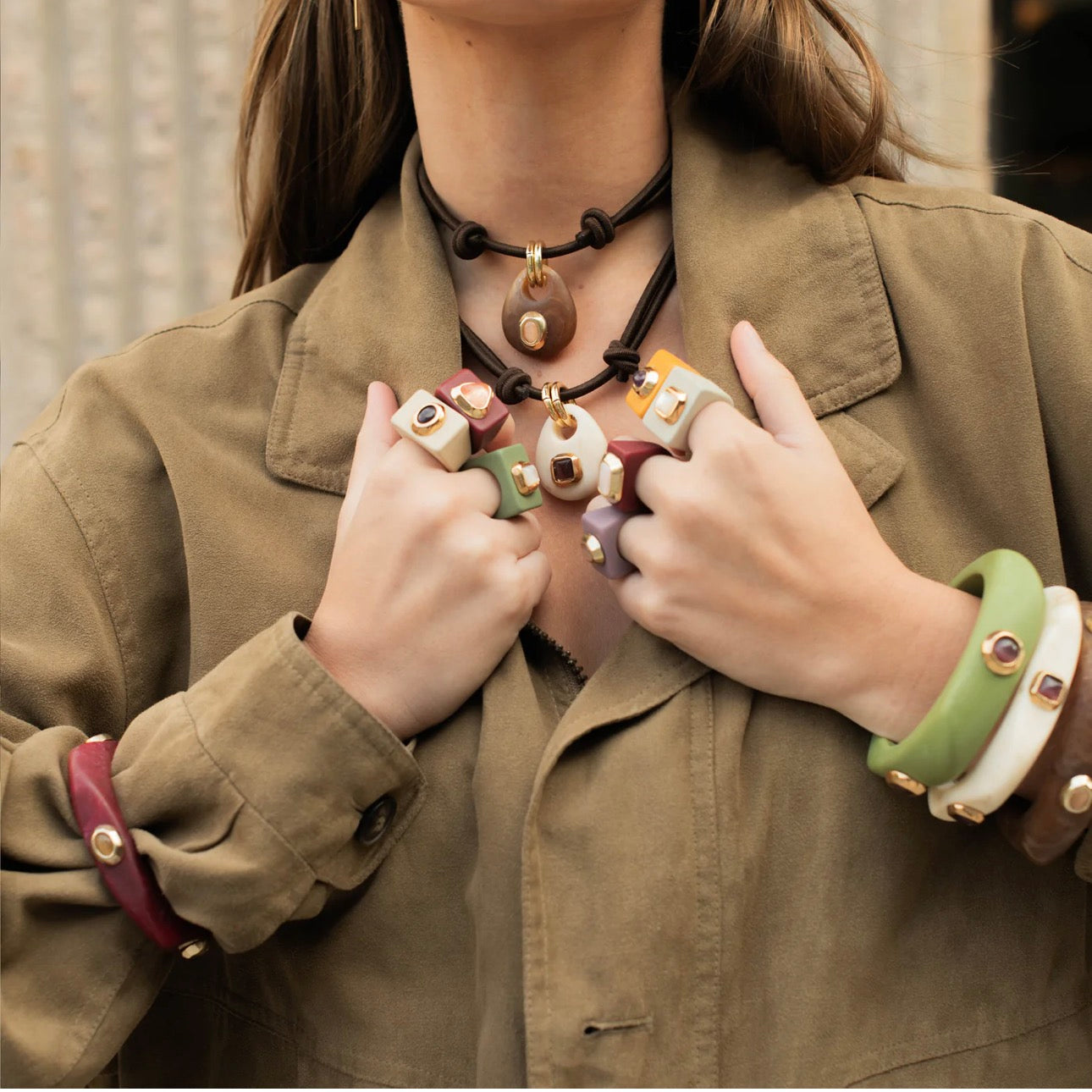 Collares Corto Mármol Émolo