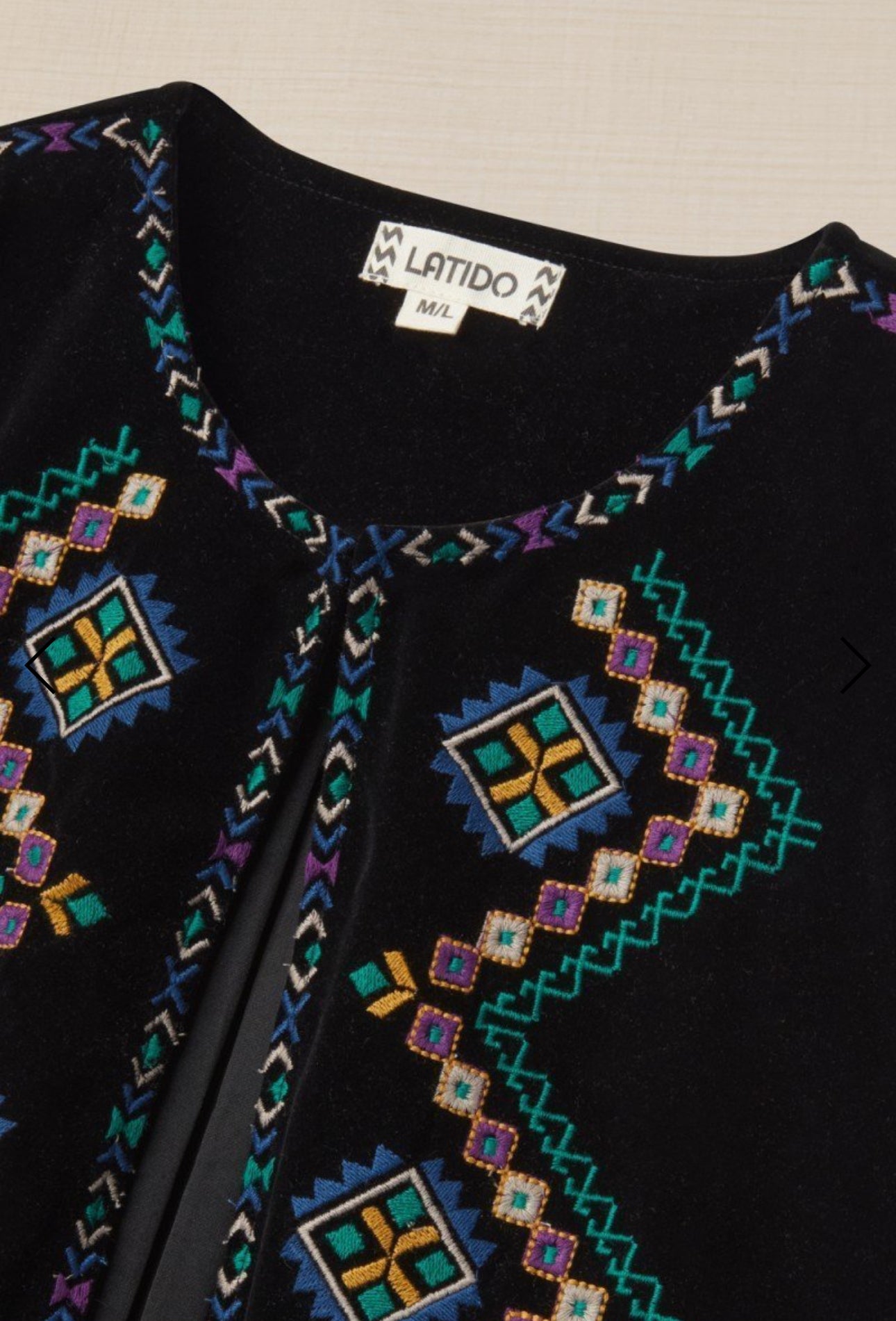 Chaleco Terciopelo Boho Latido