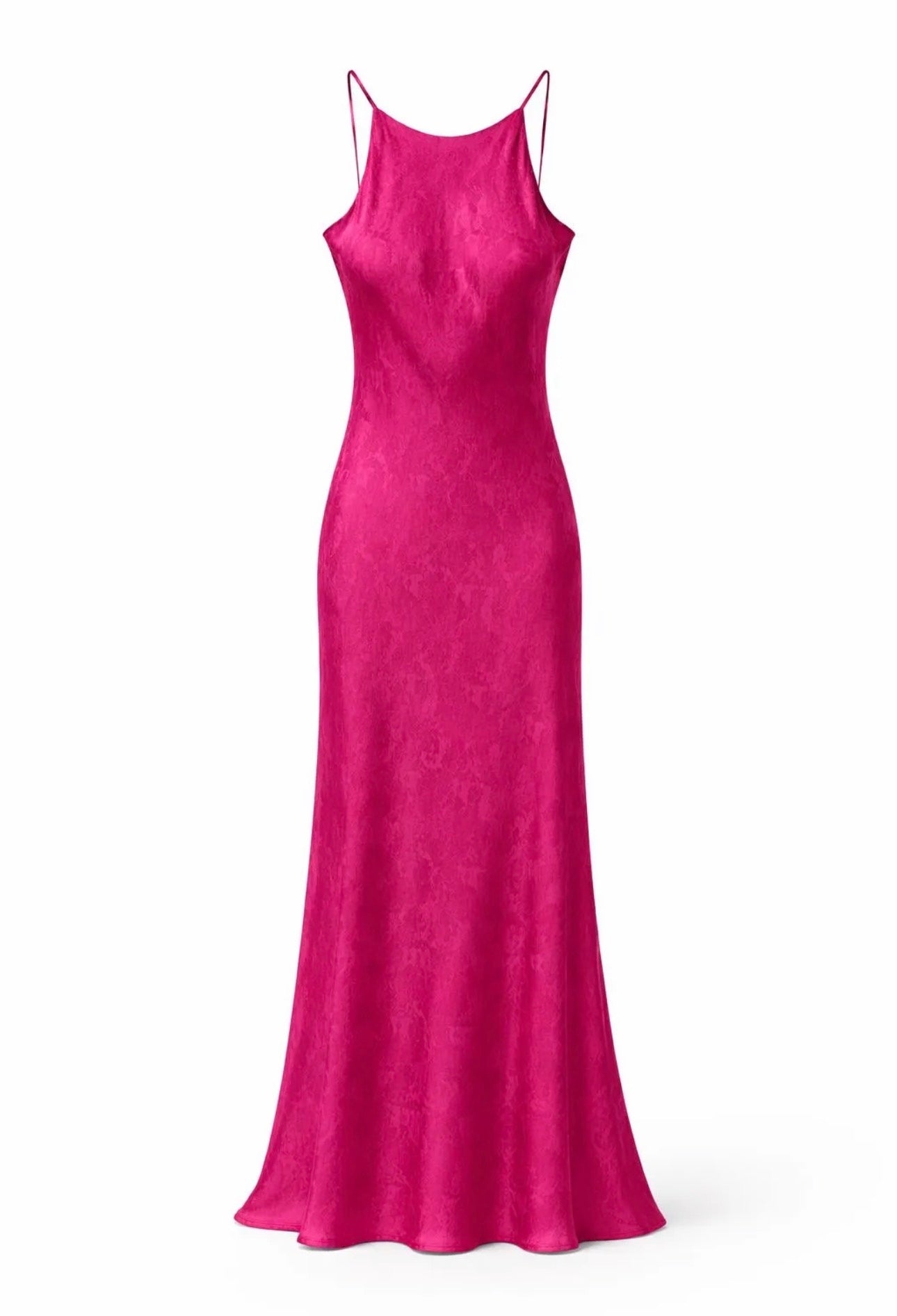 Vestido Jacquard Fucsia