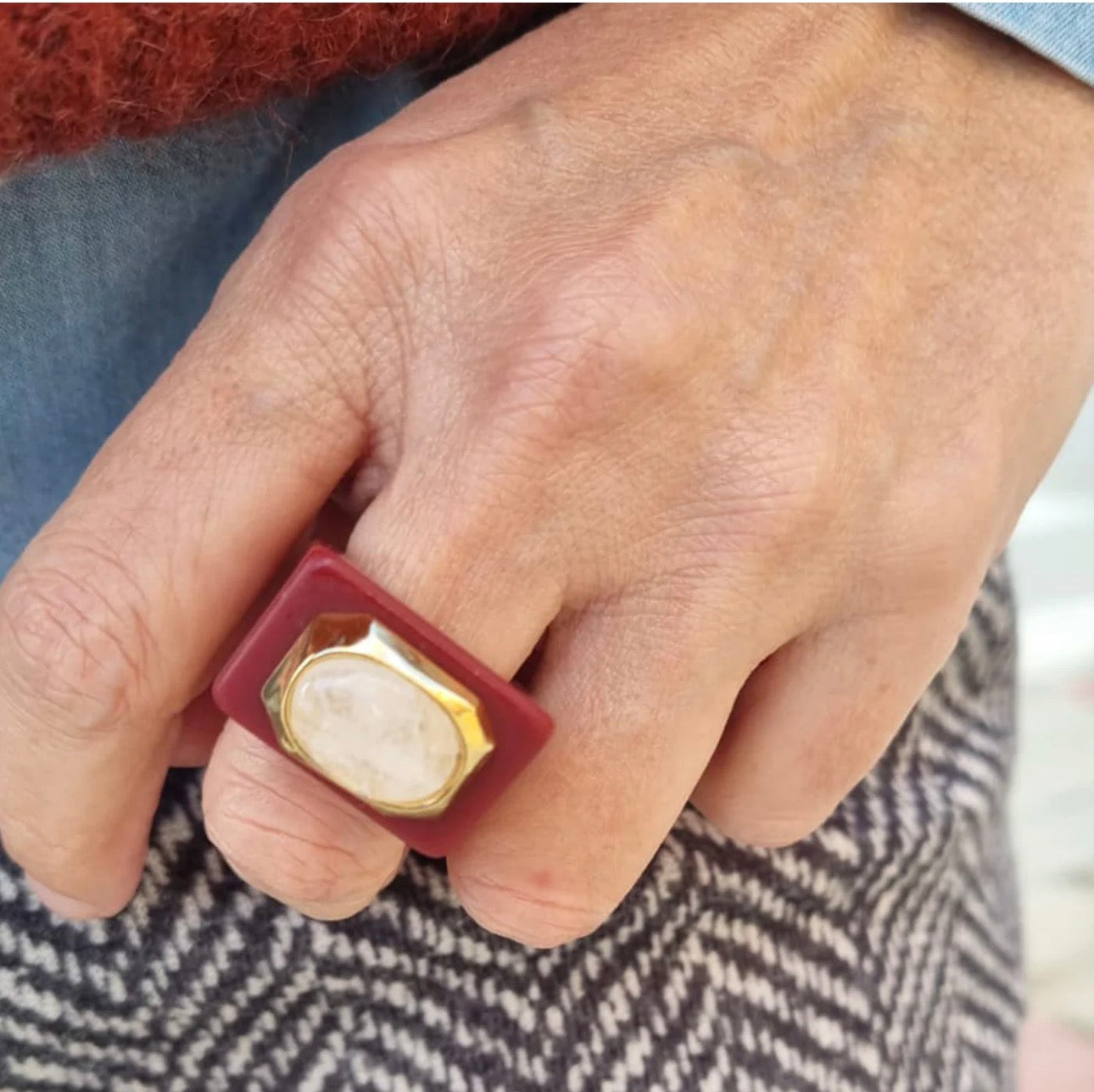 Anillo Burdeos Émolo