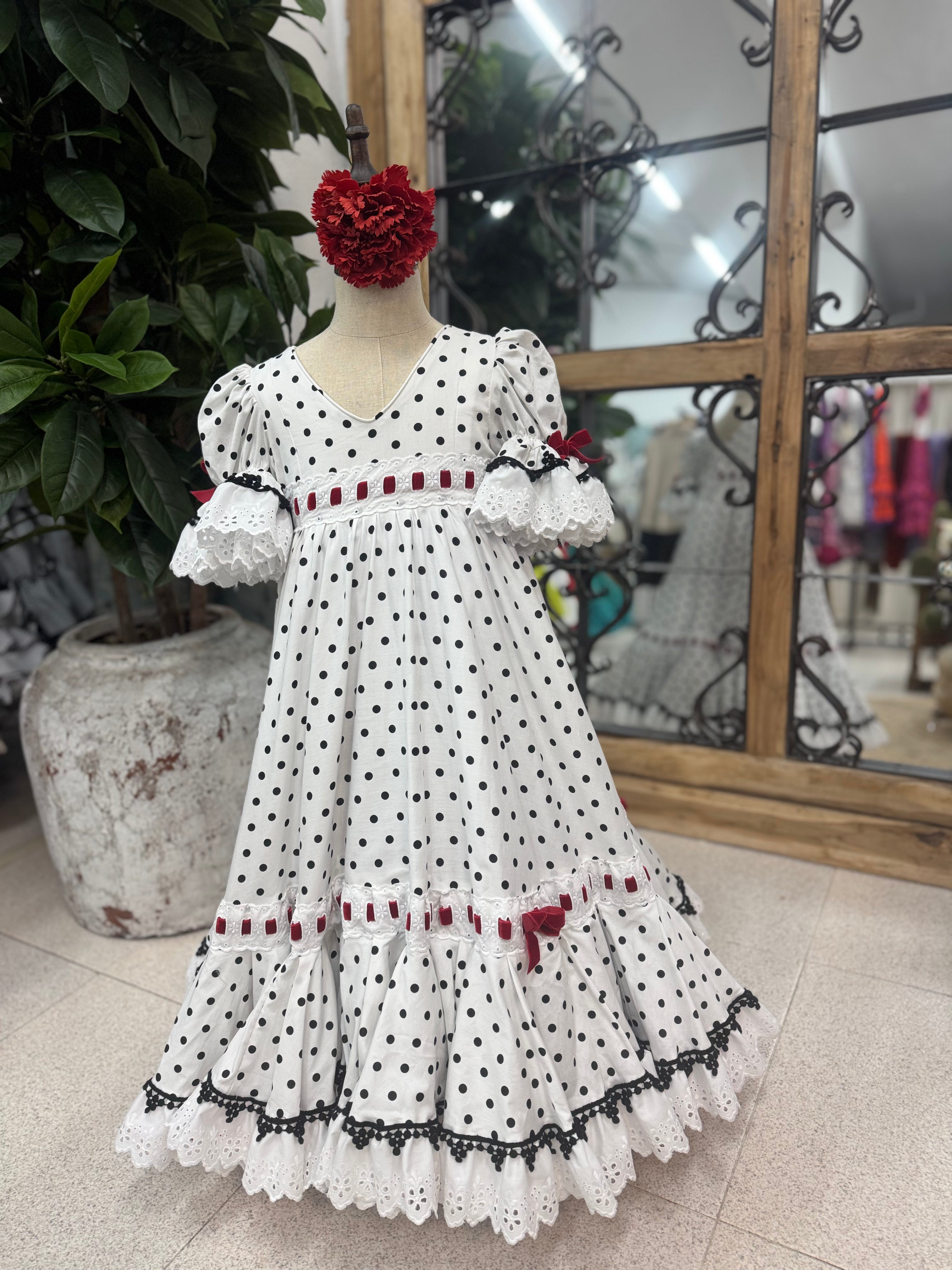 Traje de Flamenca Niña Mod. María T.4