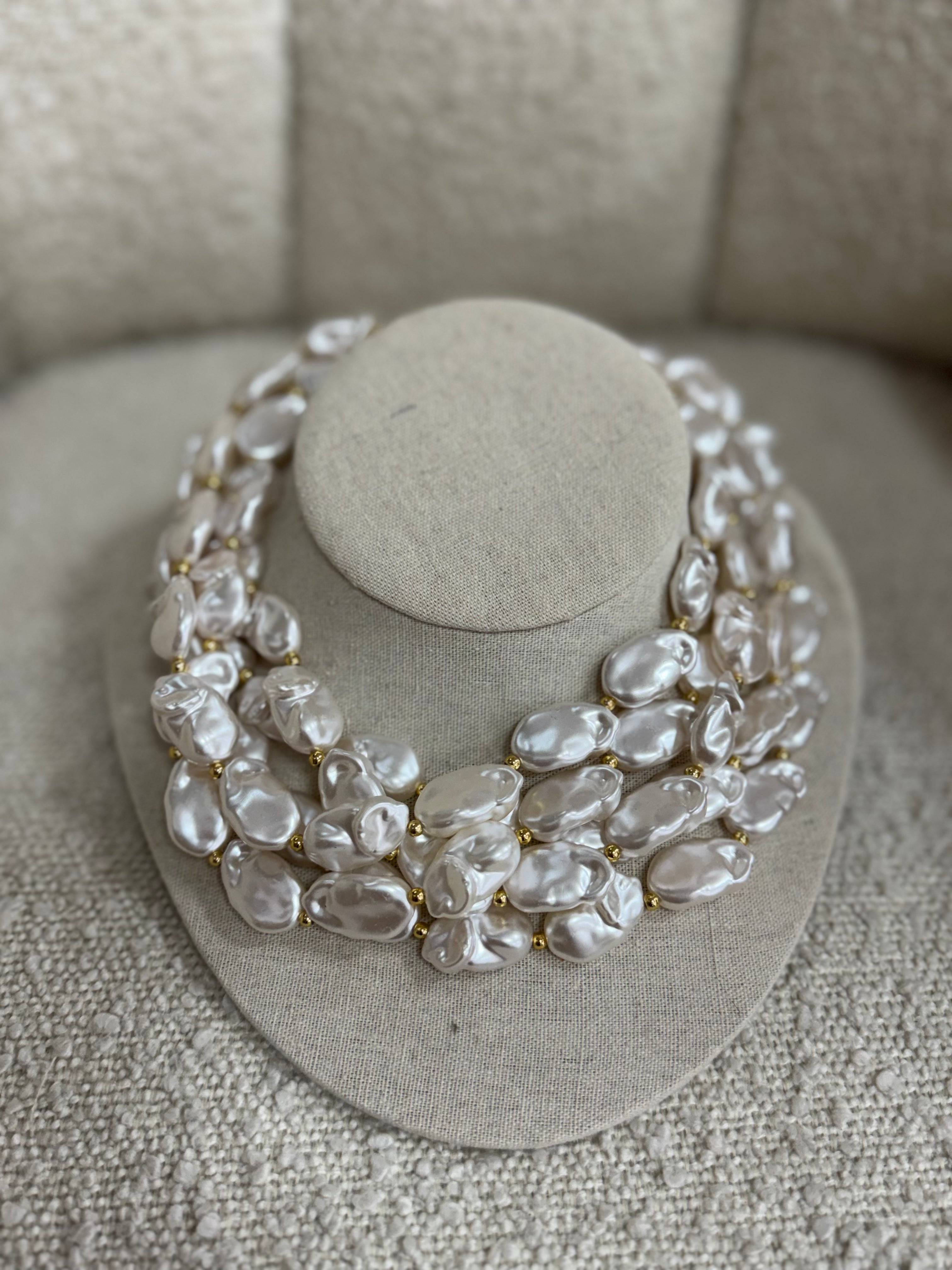 Choker Perlones