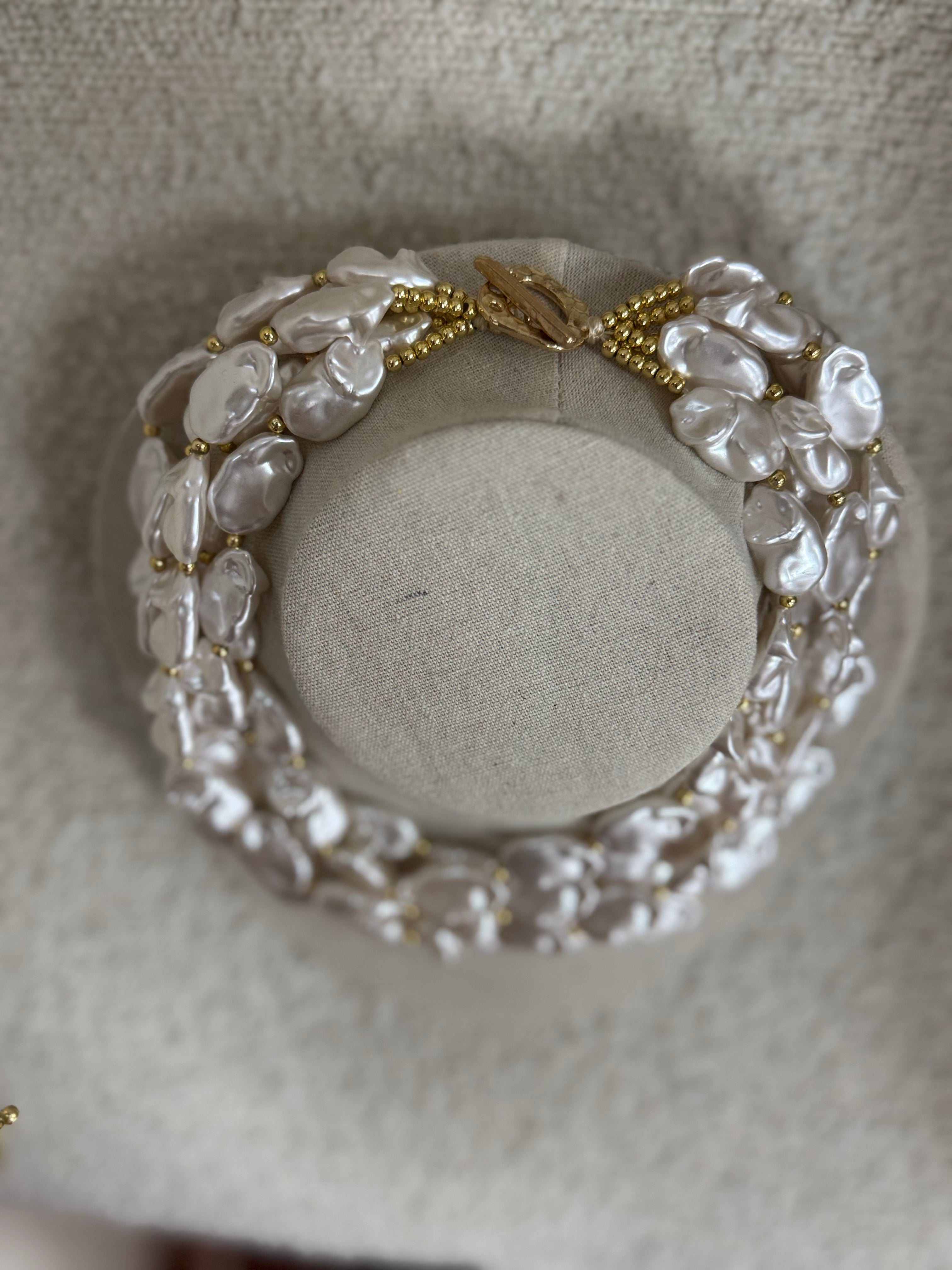 Choker Perlones