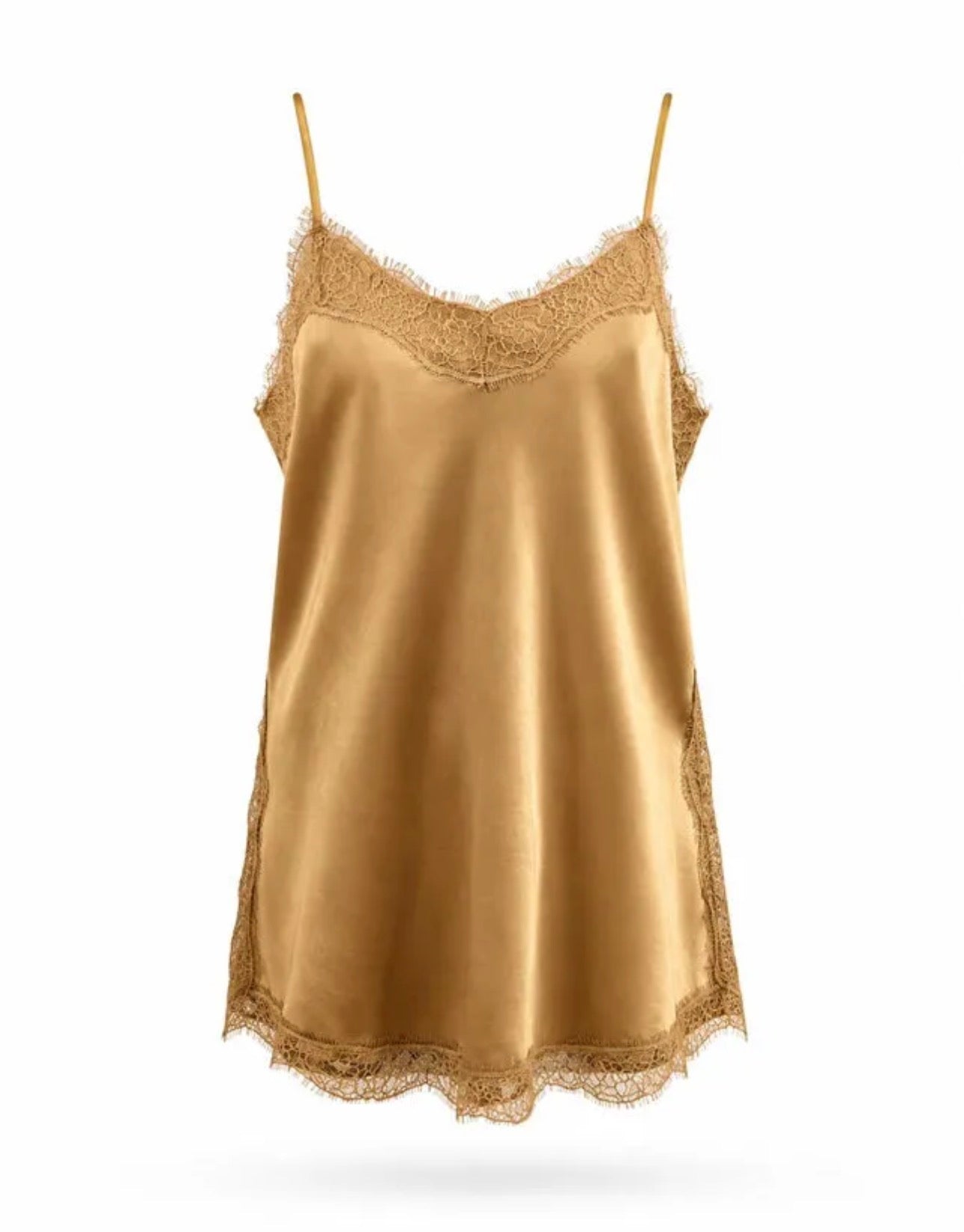 Top Lencero Largo Abierto Taupe