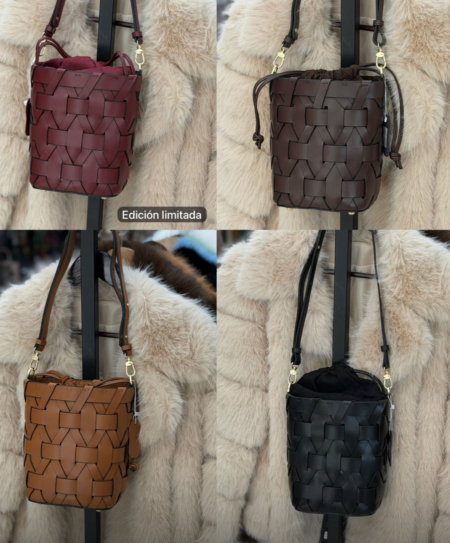 Bolso Piel Trenzada Rozas