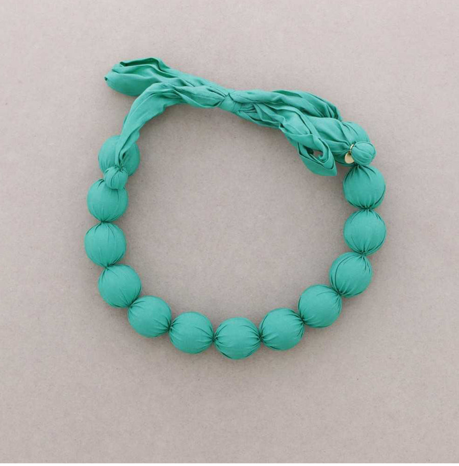 Collar de Bolas Revestidas Colores