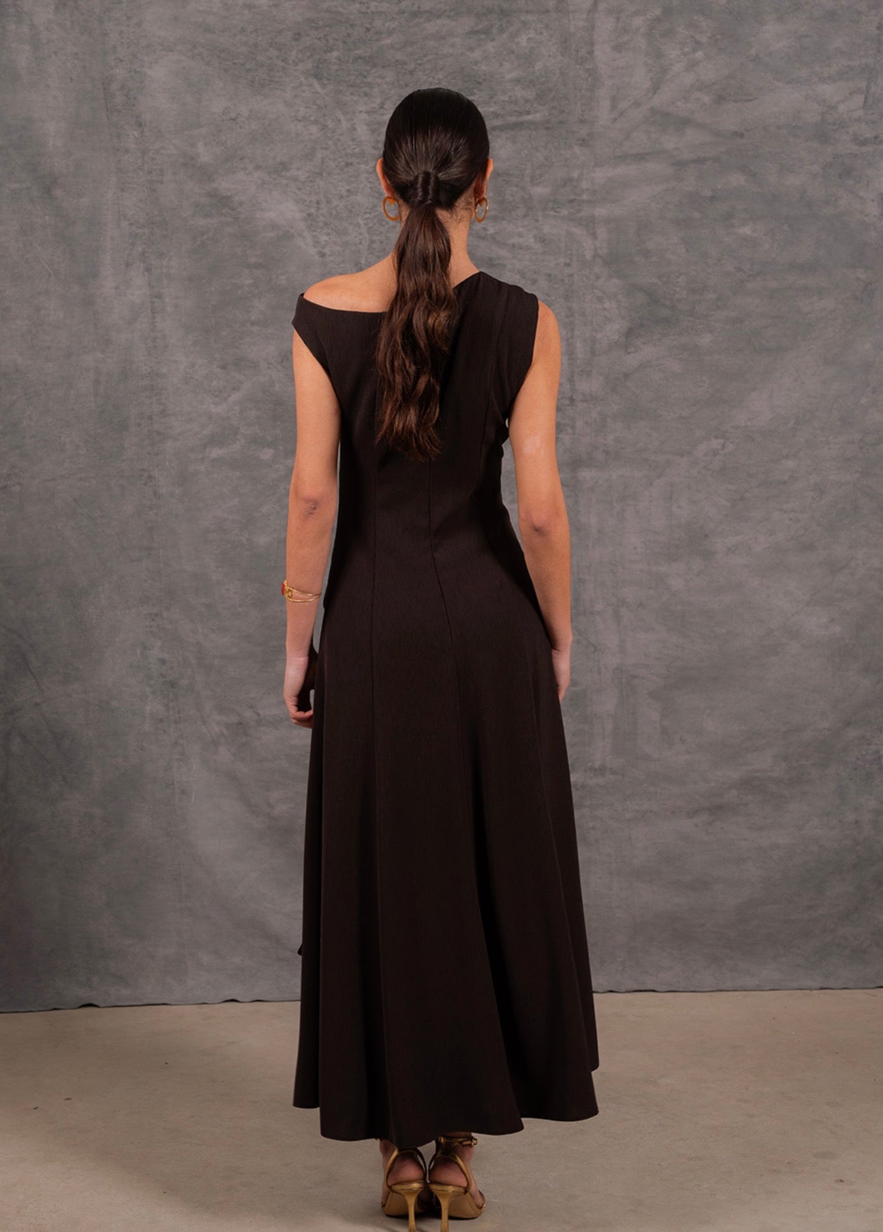 Vestido Galerie Marrón