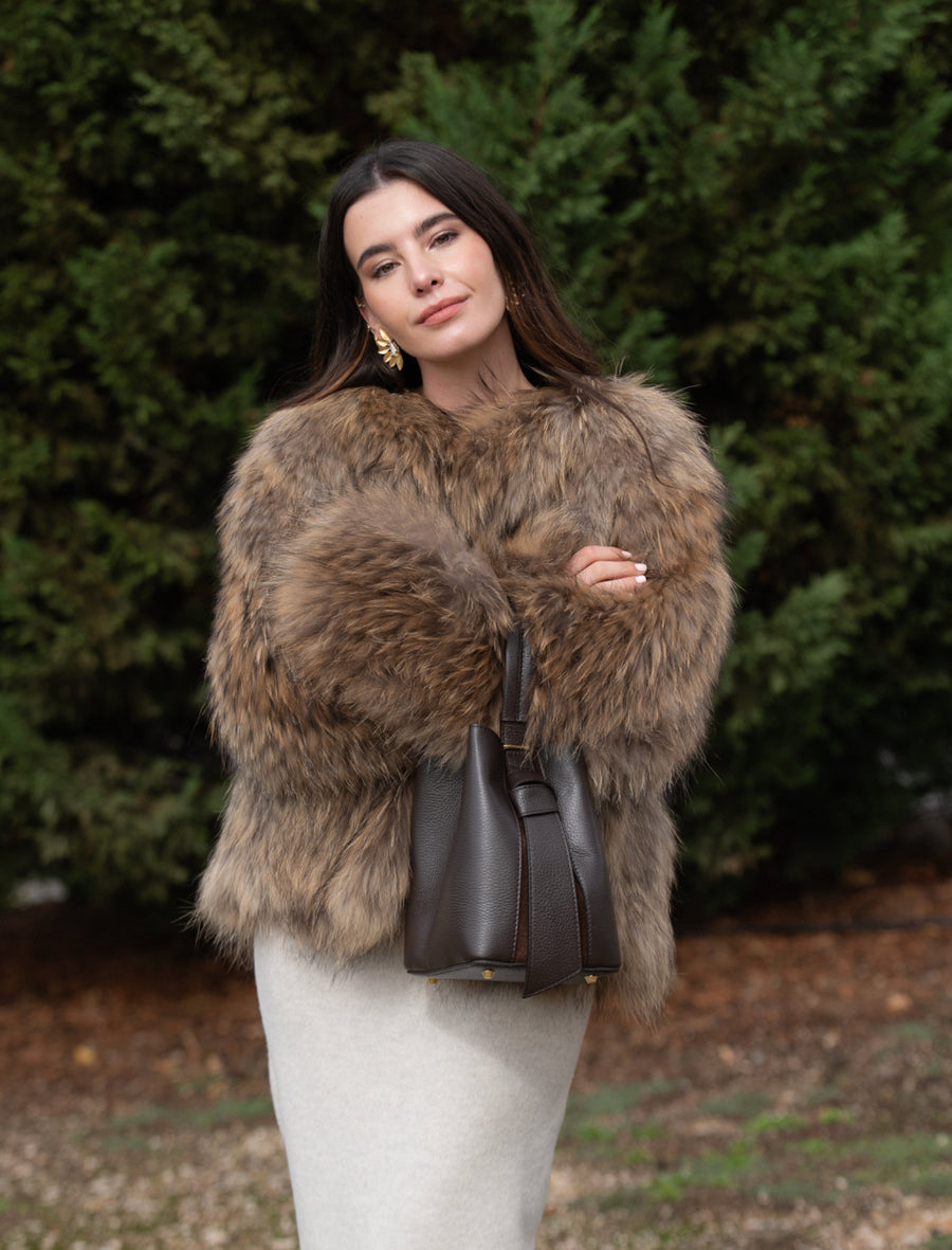 Bombonera Piel Sophia Azul Marino