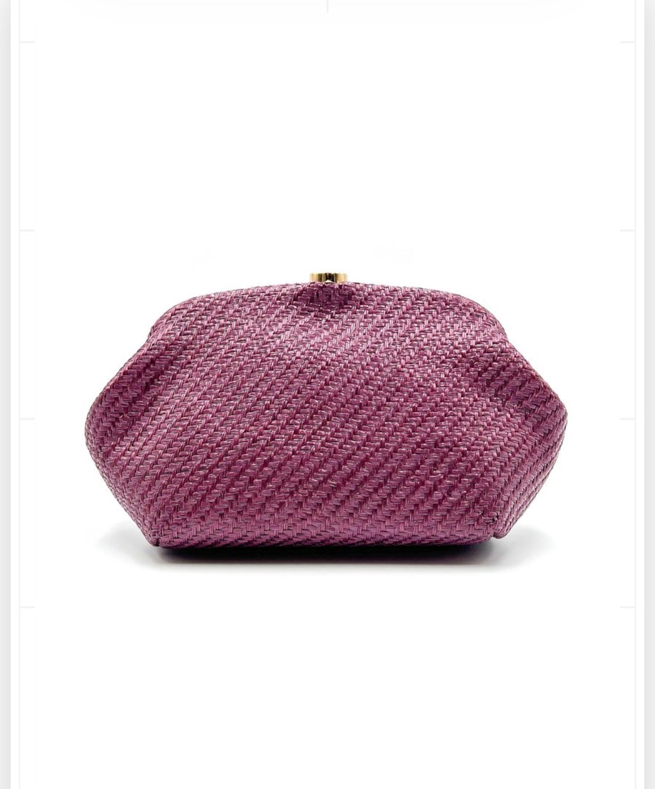 Bolso de Mano Trenzi Berenjena