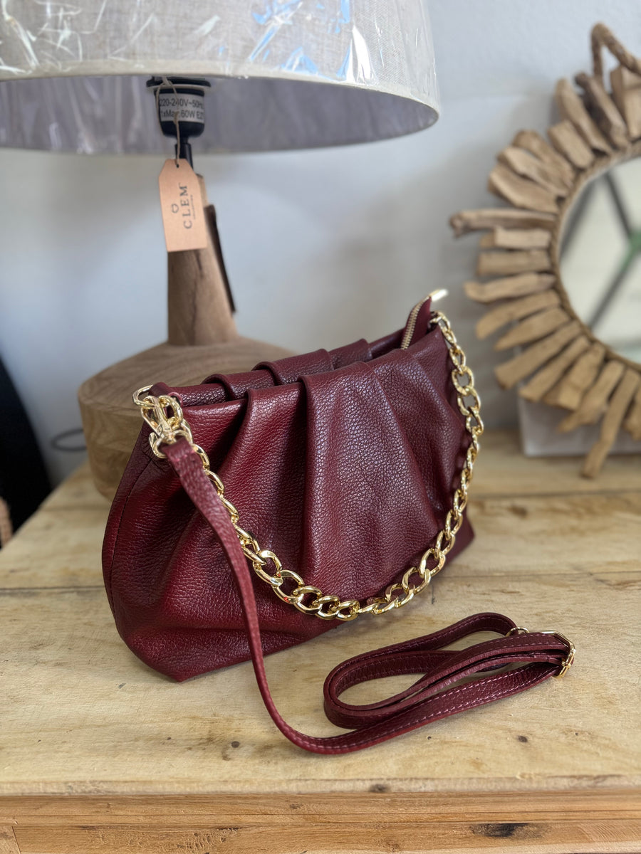 Bolso Piel Paris Burdeos