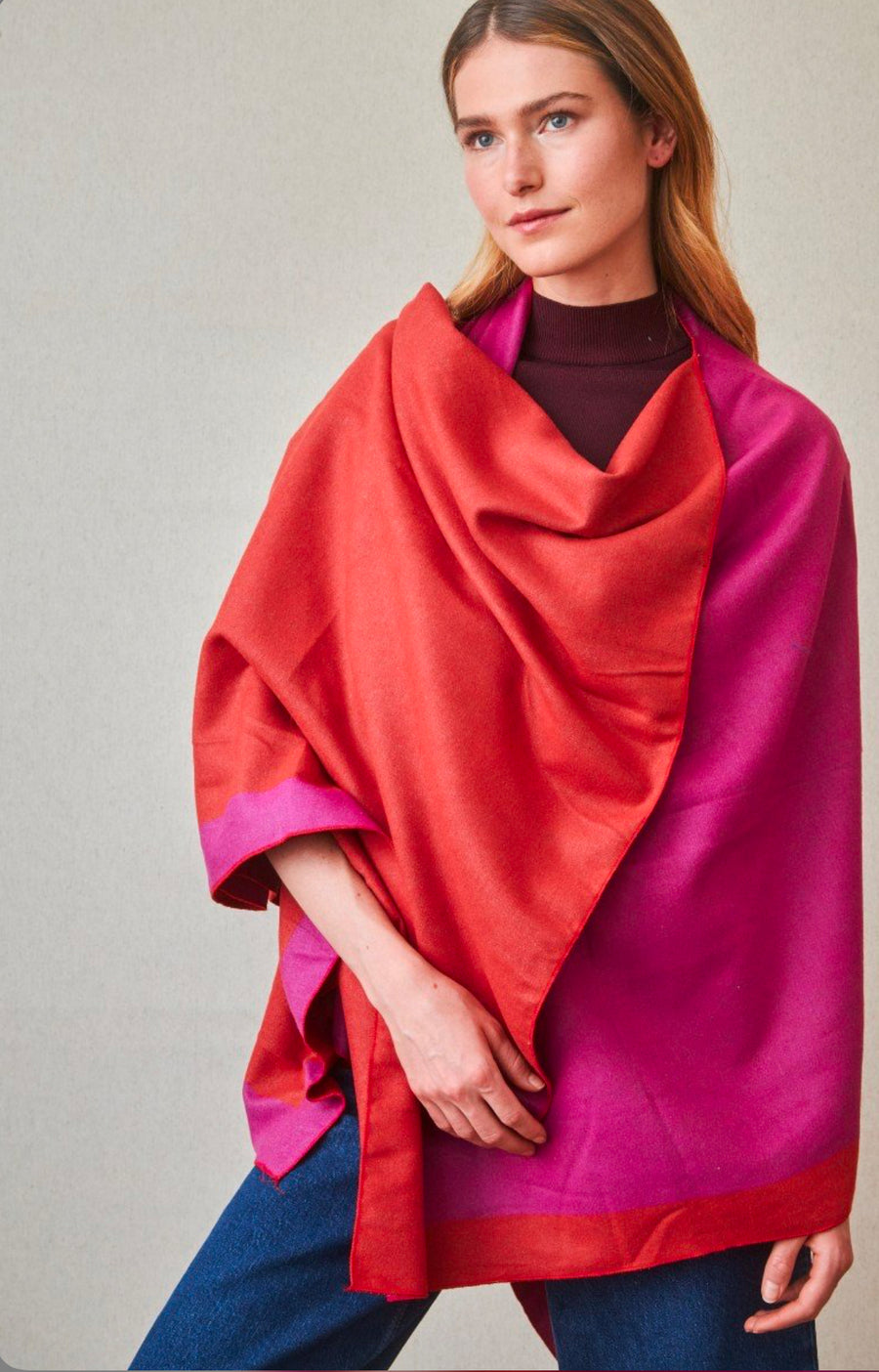 Poncho Latido Reversible