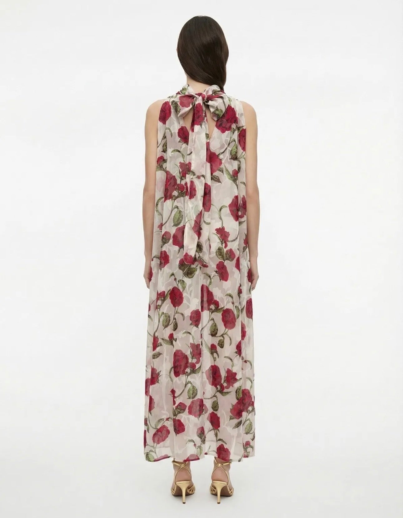Vestido Sedoso Flowers