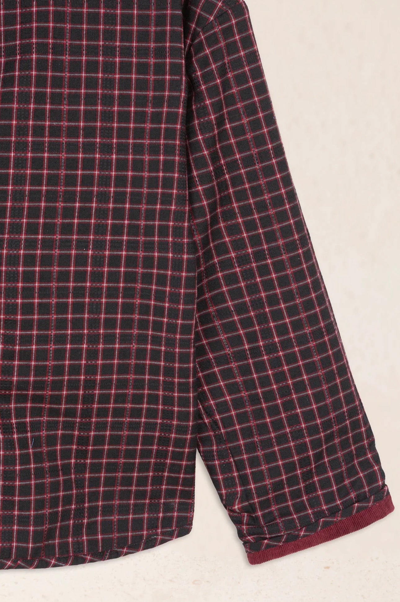 Camisa Cuadros Lazada Bordado Latido