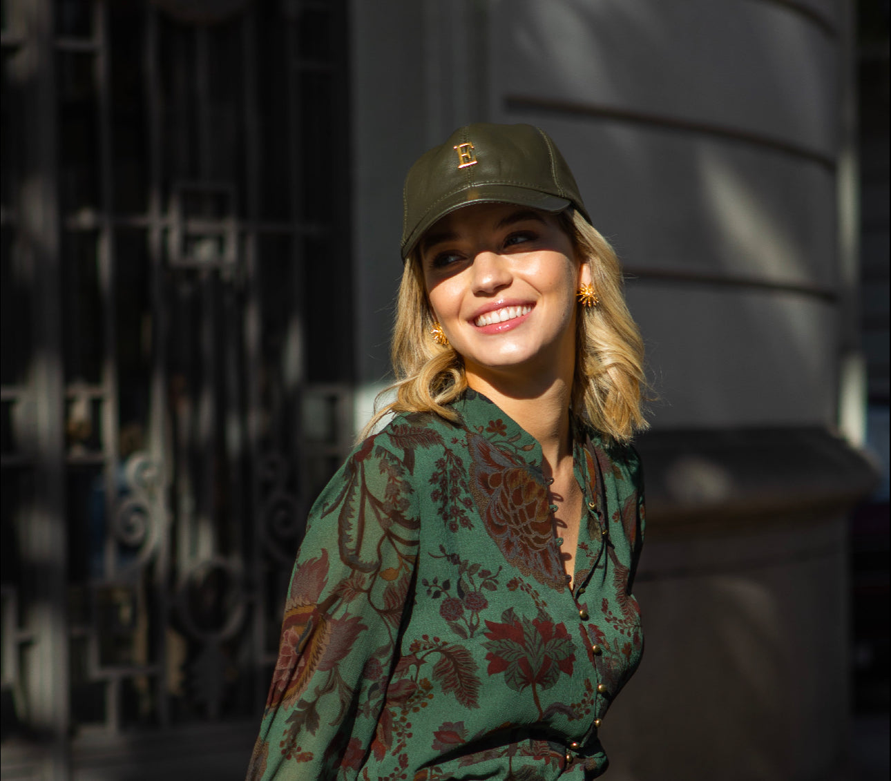GORRA PIEL Verde