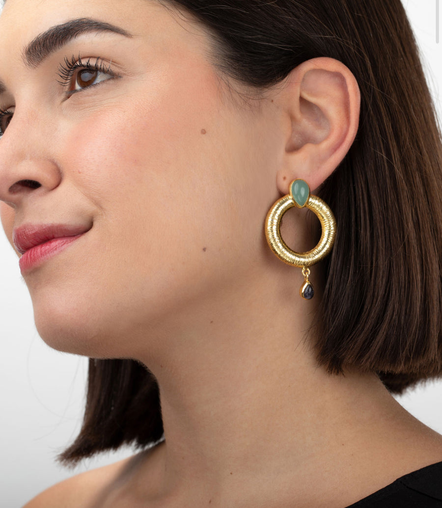 Pendientes Círculo Minerales
