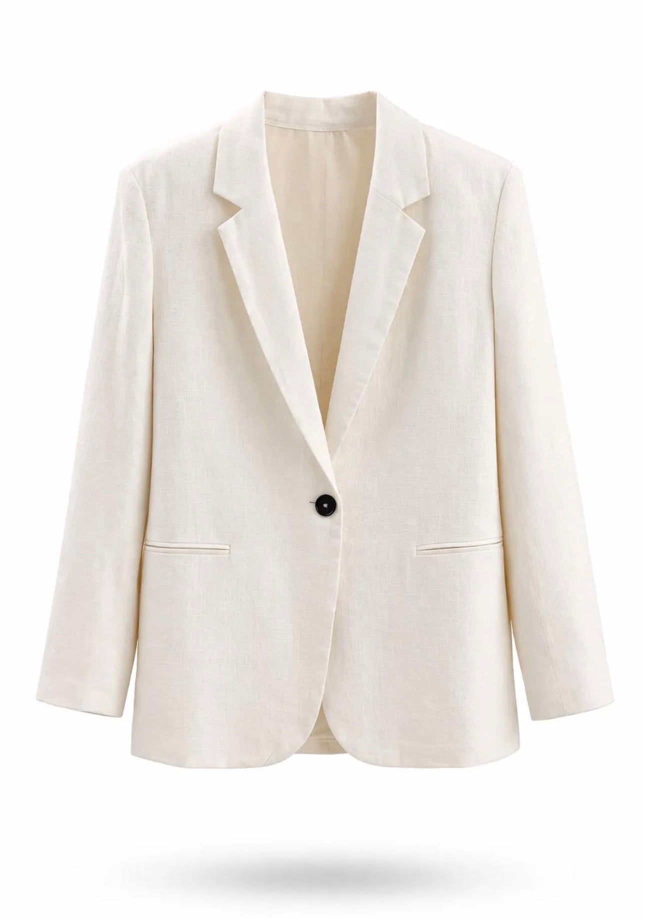 Chaqueta Lino Blanca