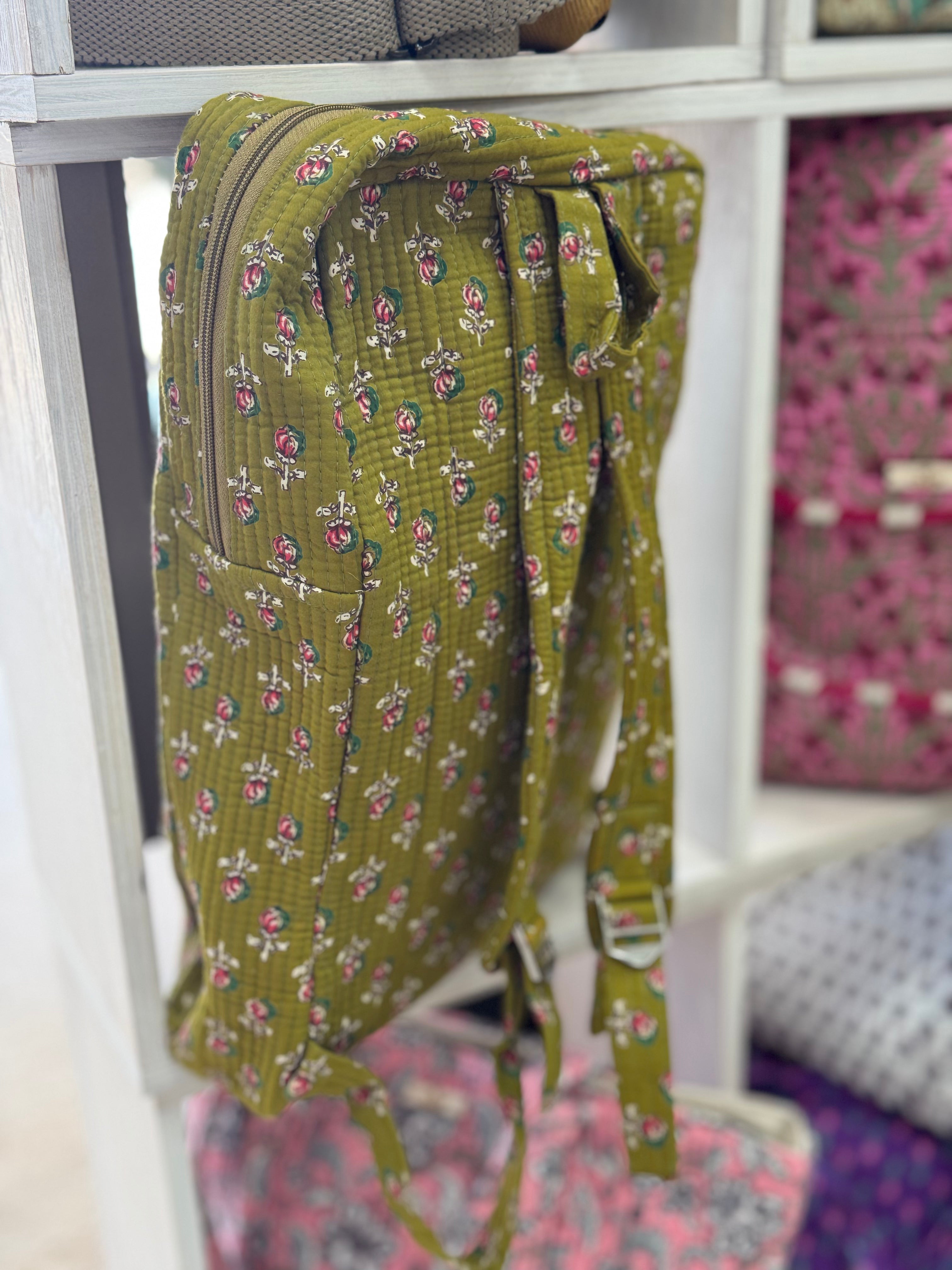 Mochila Acolchada Verde