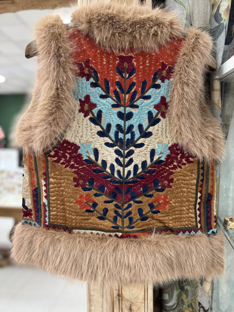 Chaleco Boho Bordado