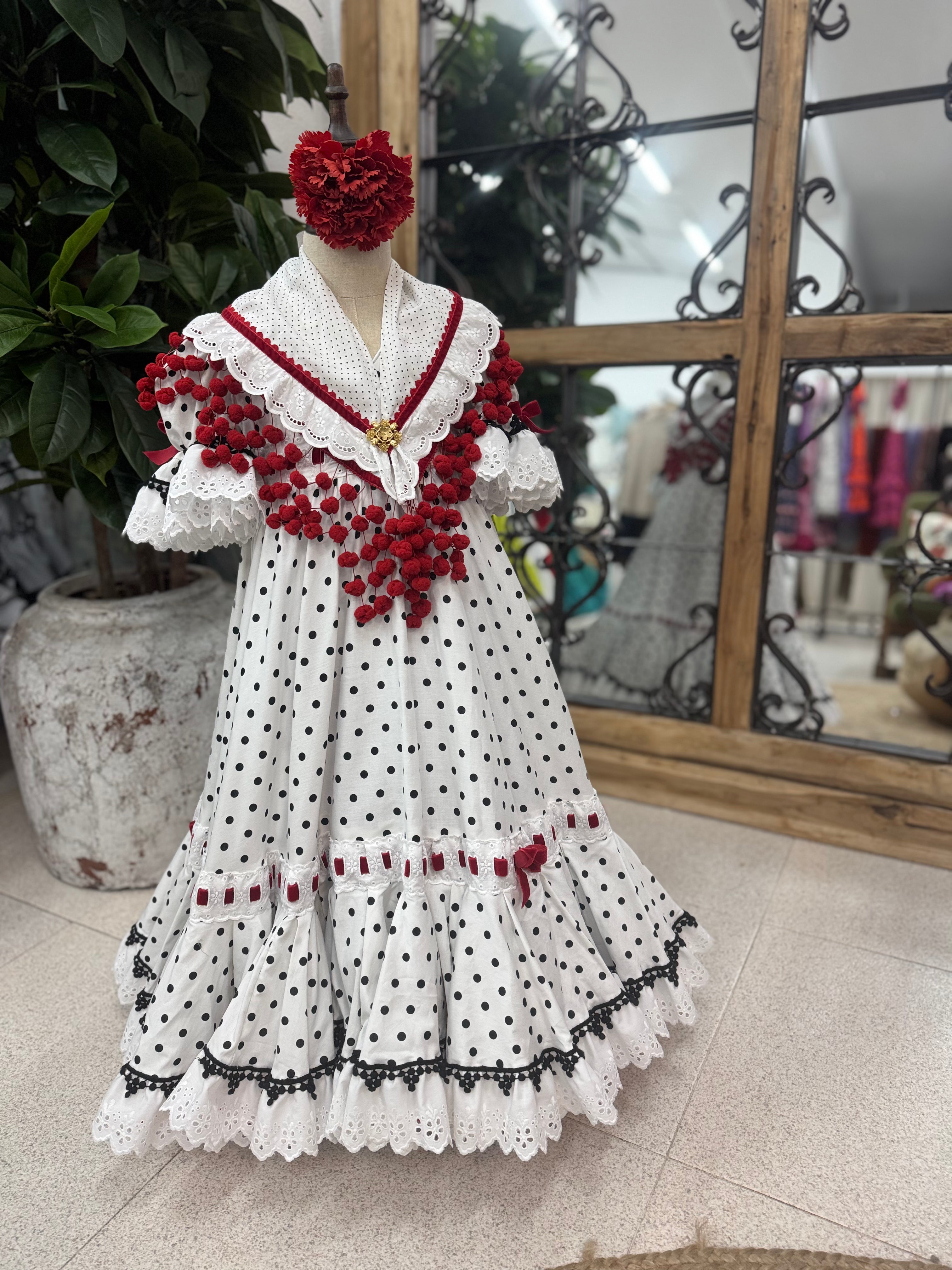 Traje de Flamenca Niña Mod. María T.4