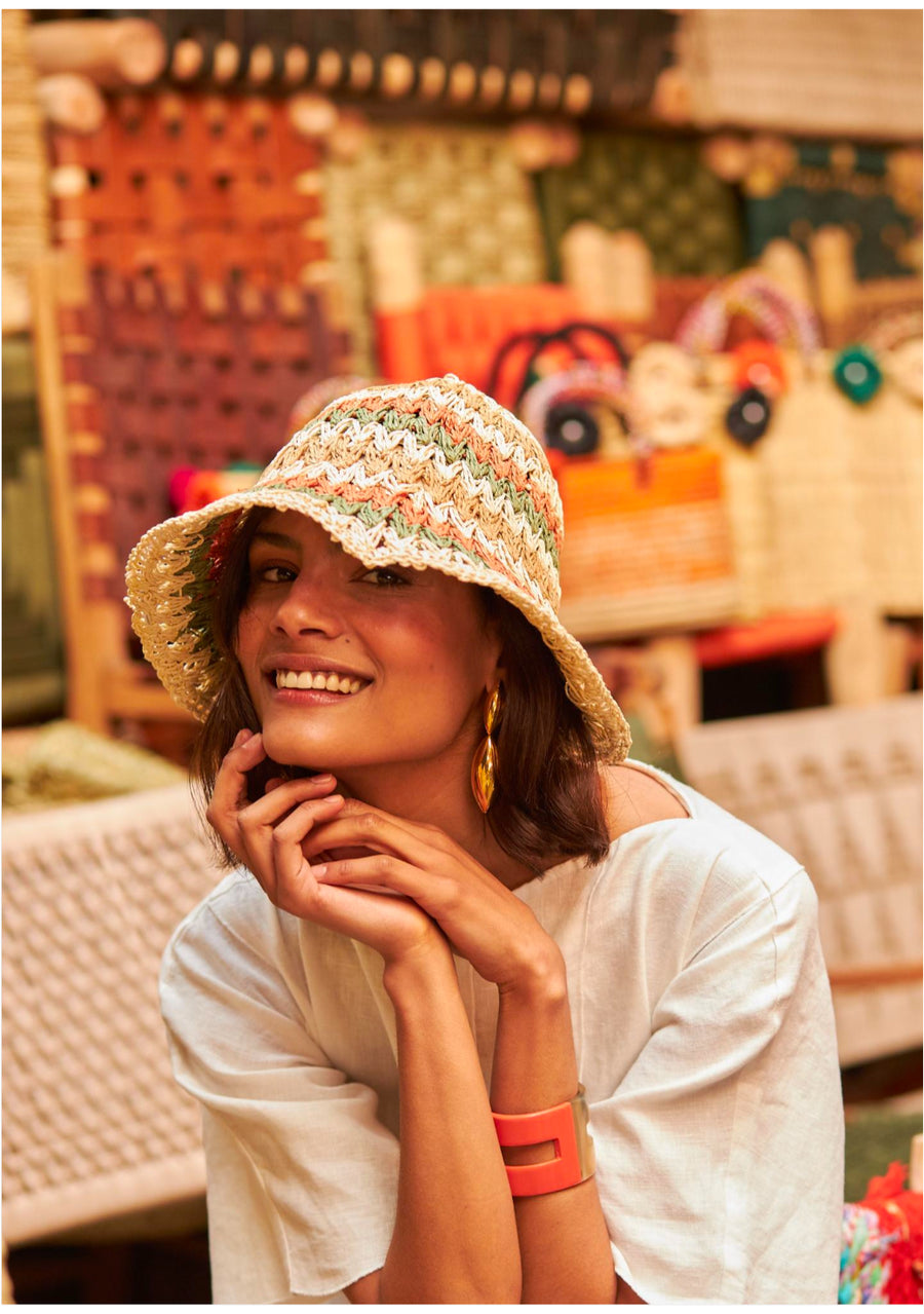 Gorro Rafía Colores