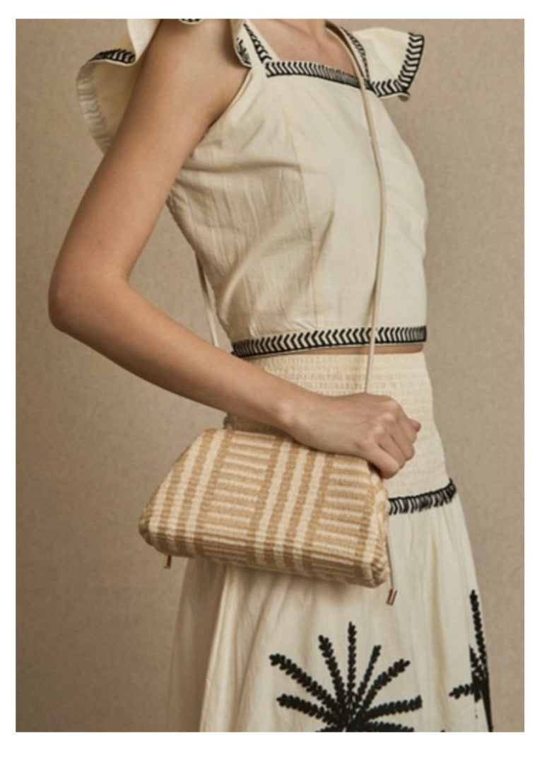 Bolso de Mano Rafia Latido