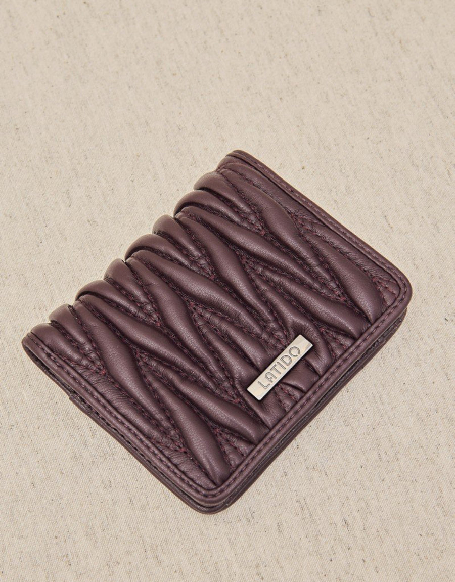 Cartera Monedero Plisado Latido
