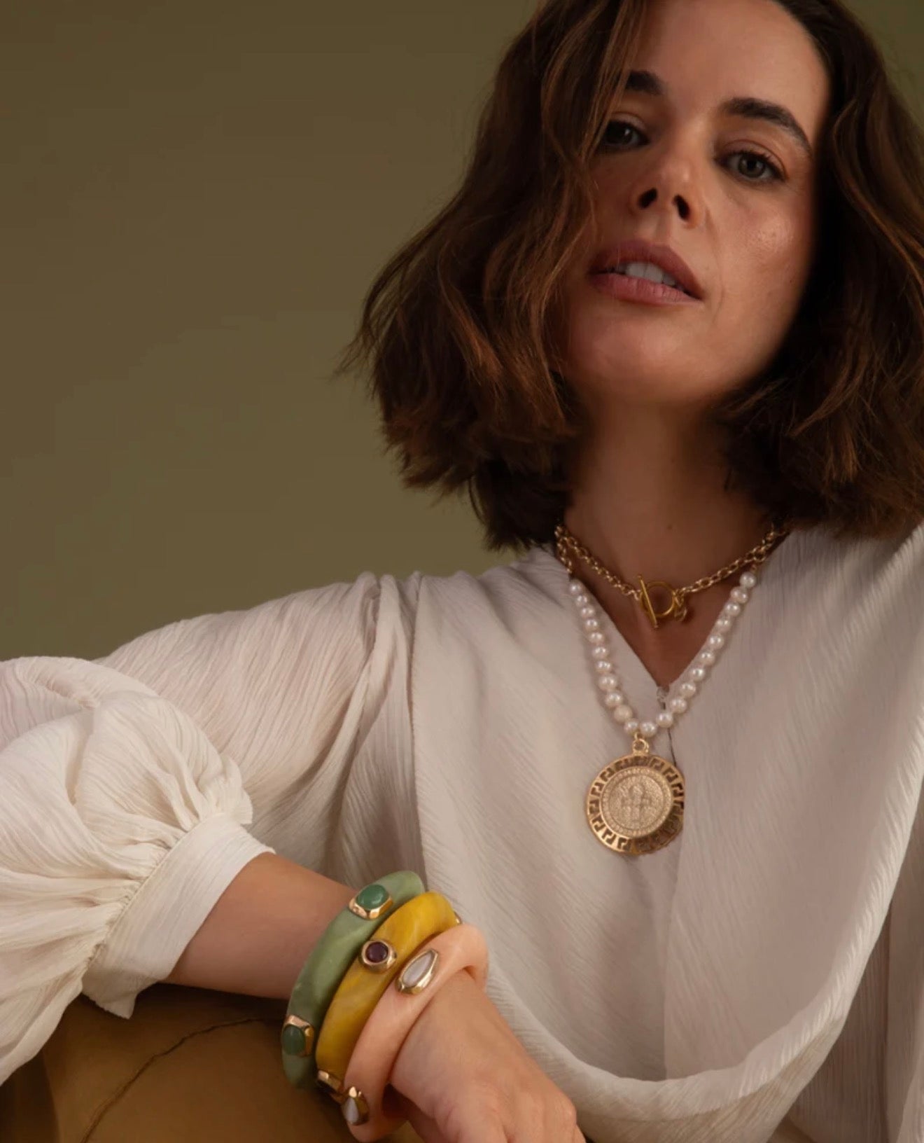 Collar Met Perlas Émolo