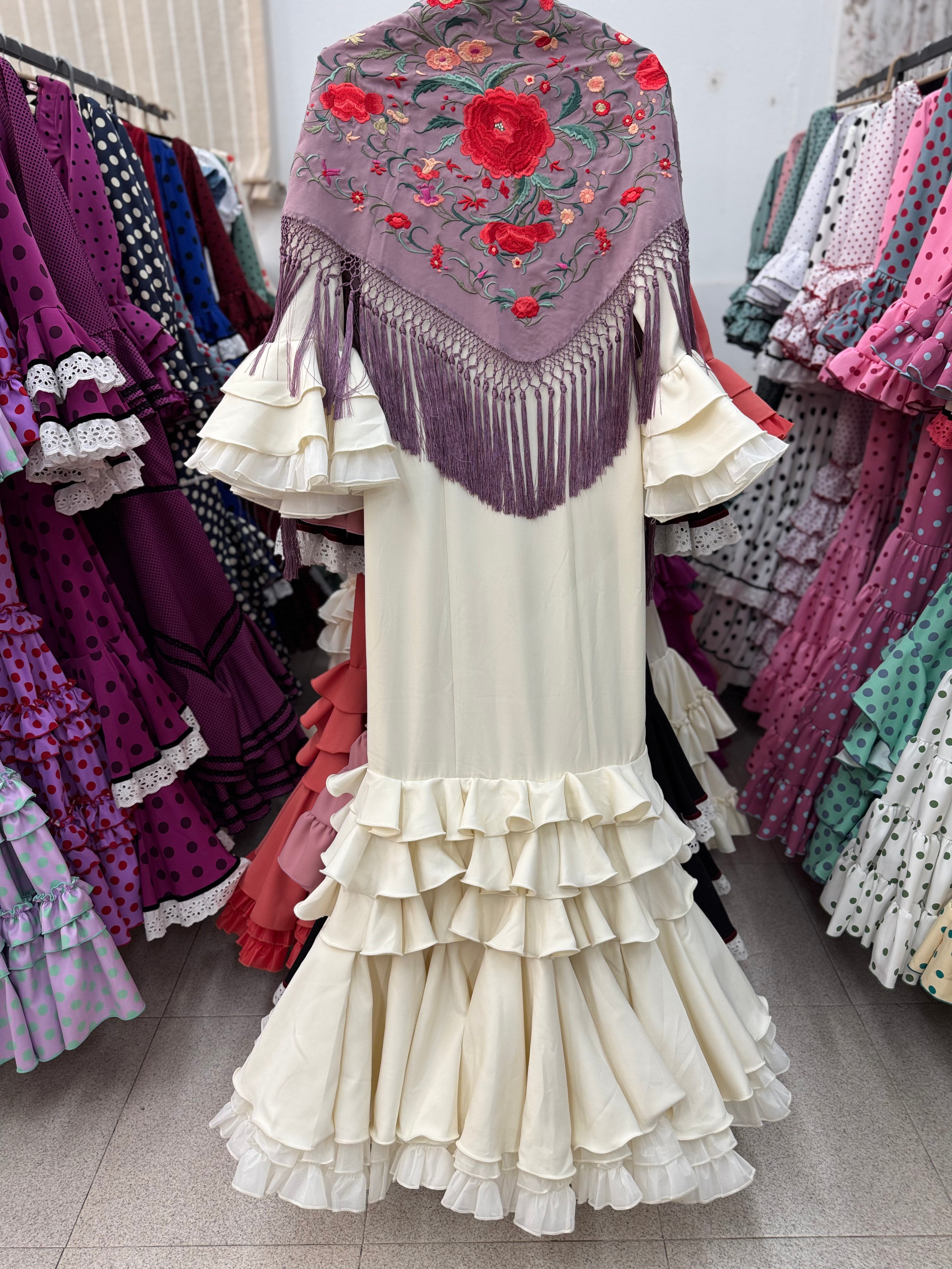 Traje Flamenca Macu Beig T.34