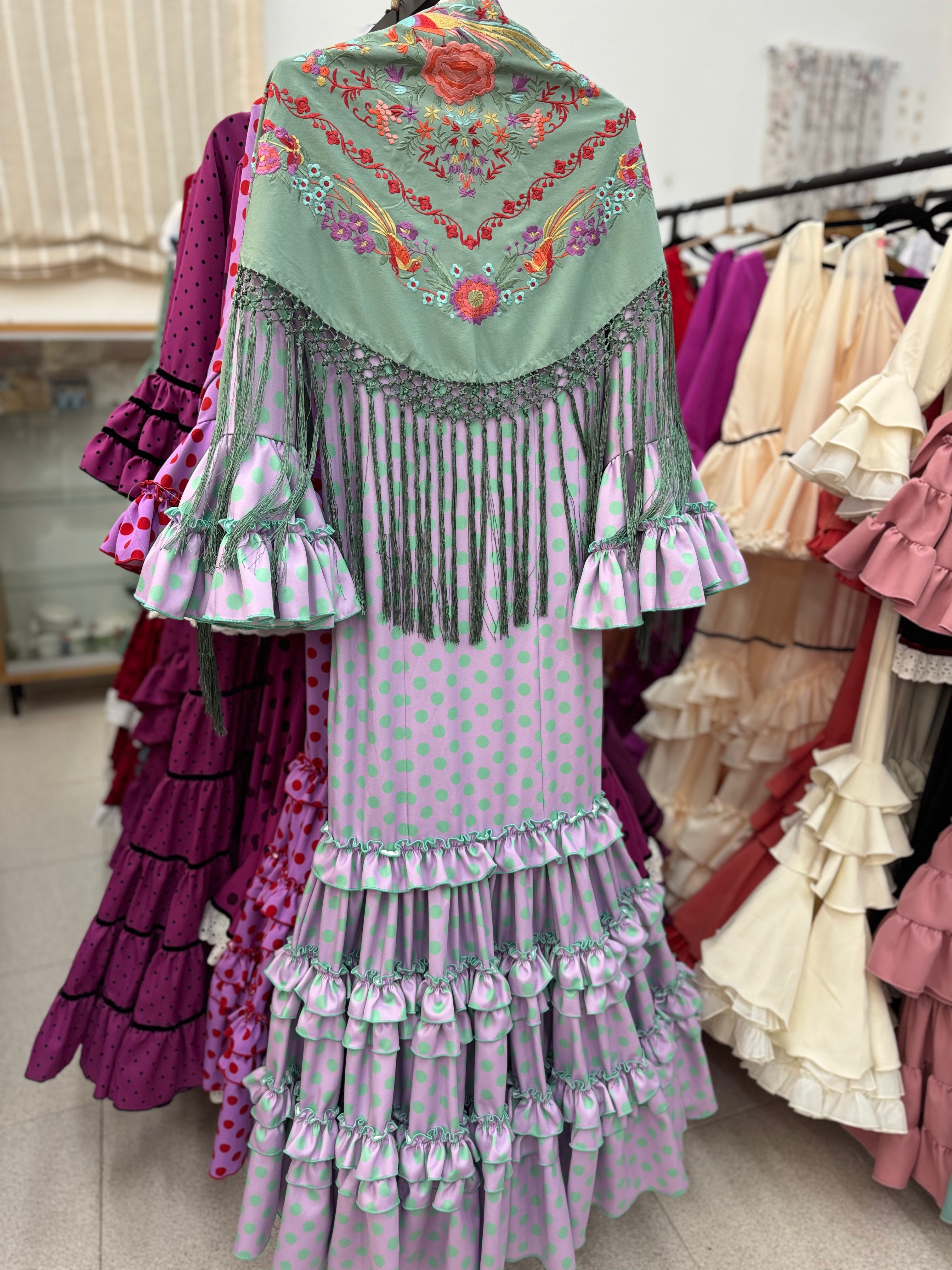 Traje Flamenca Granada T.38