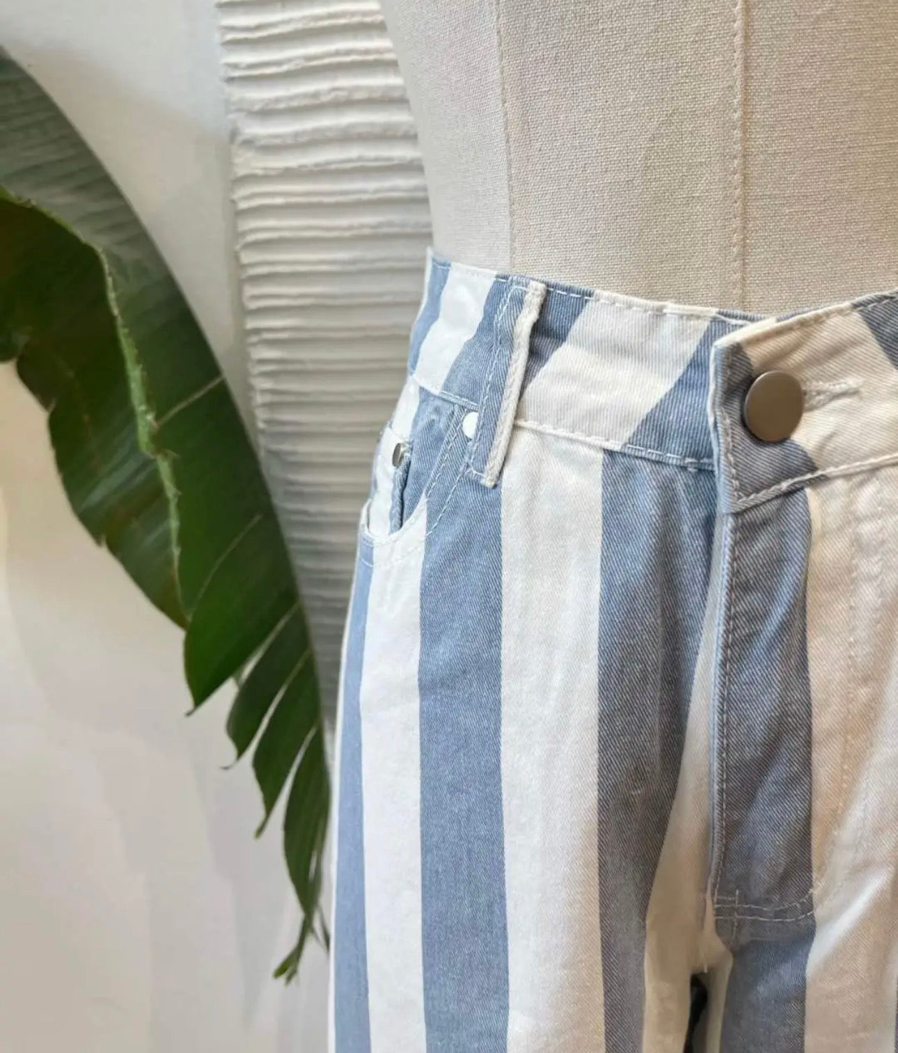 Pantalón Rayas Denim