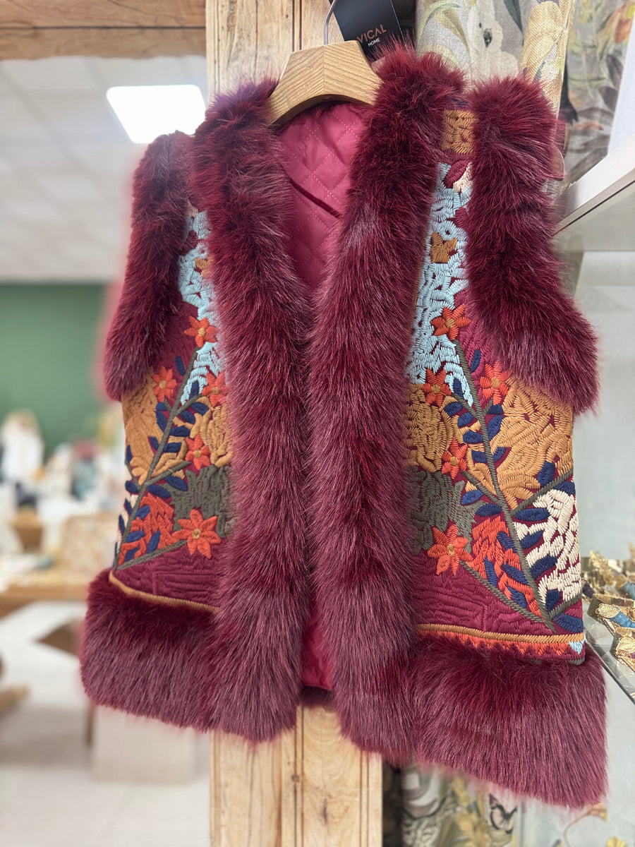 Chaleco Boho Bordado