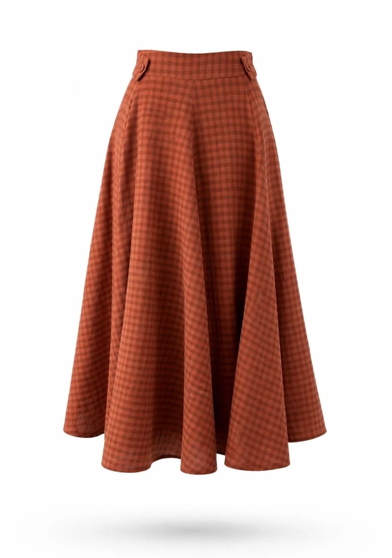 Falda Vichy Lino Sersuker