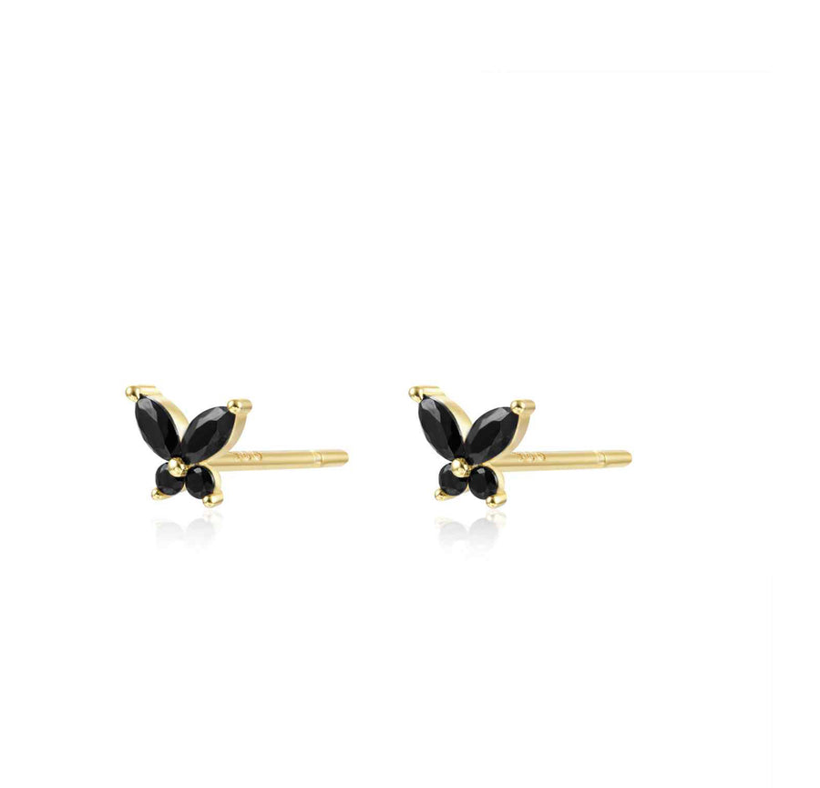 Pendientes Mariposa Negros