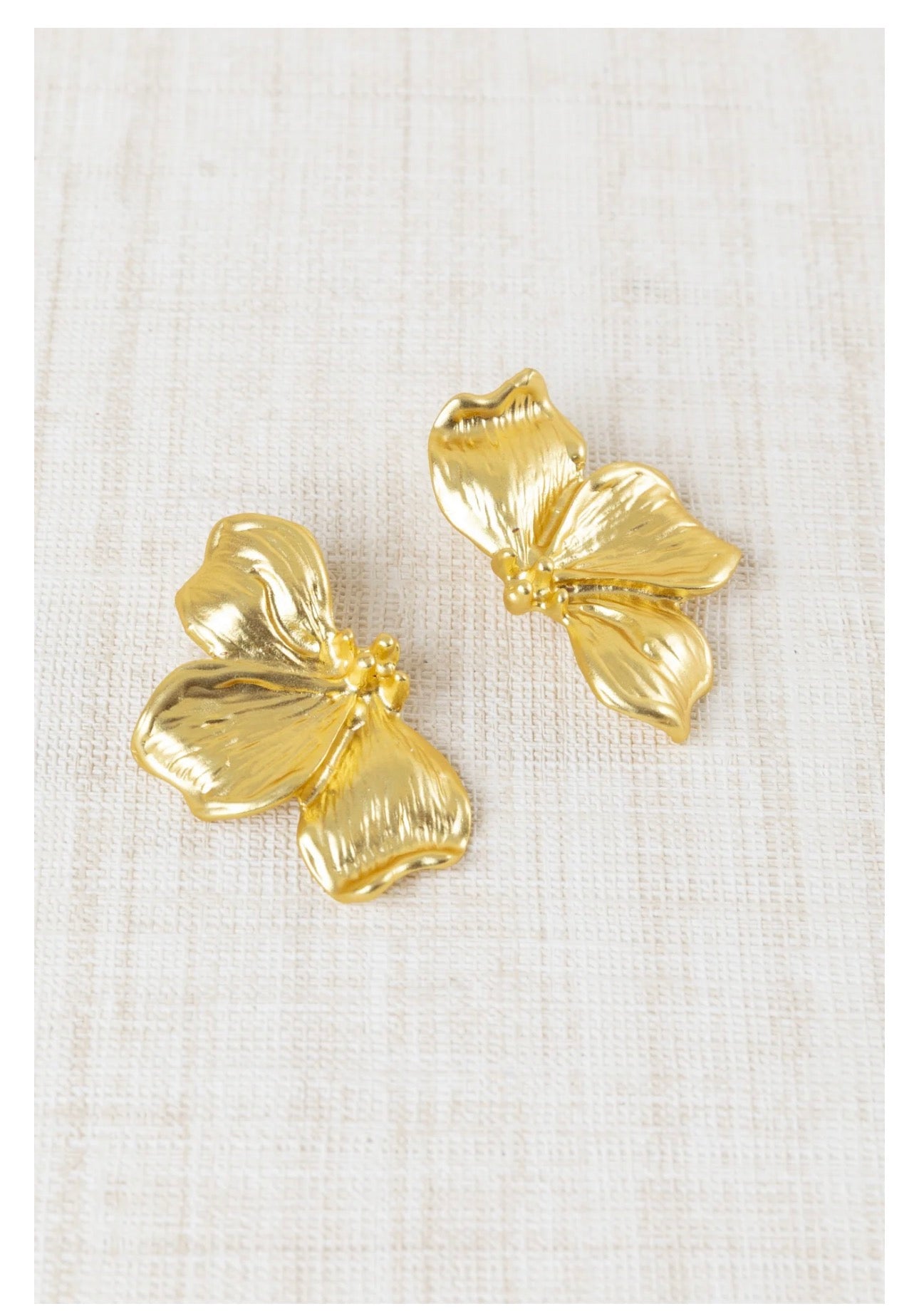 Pendientes Media Flor Latido